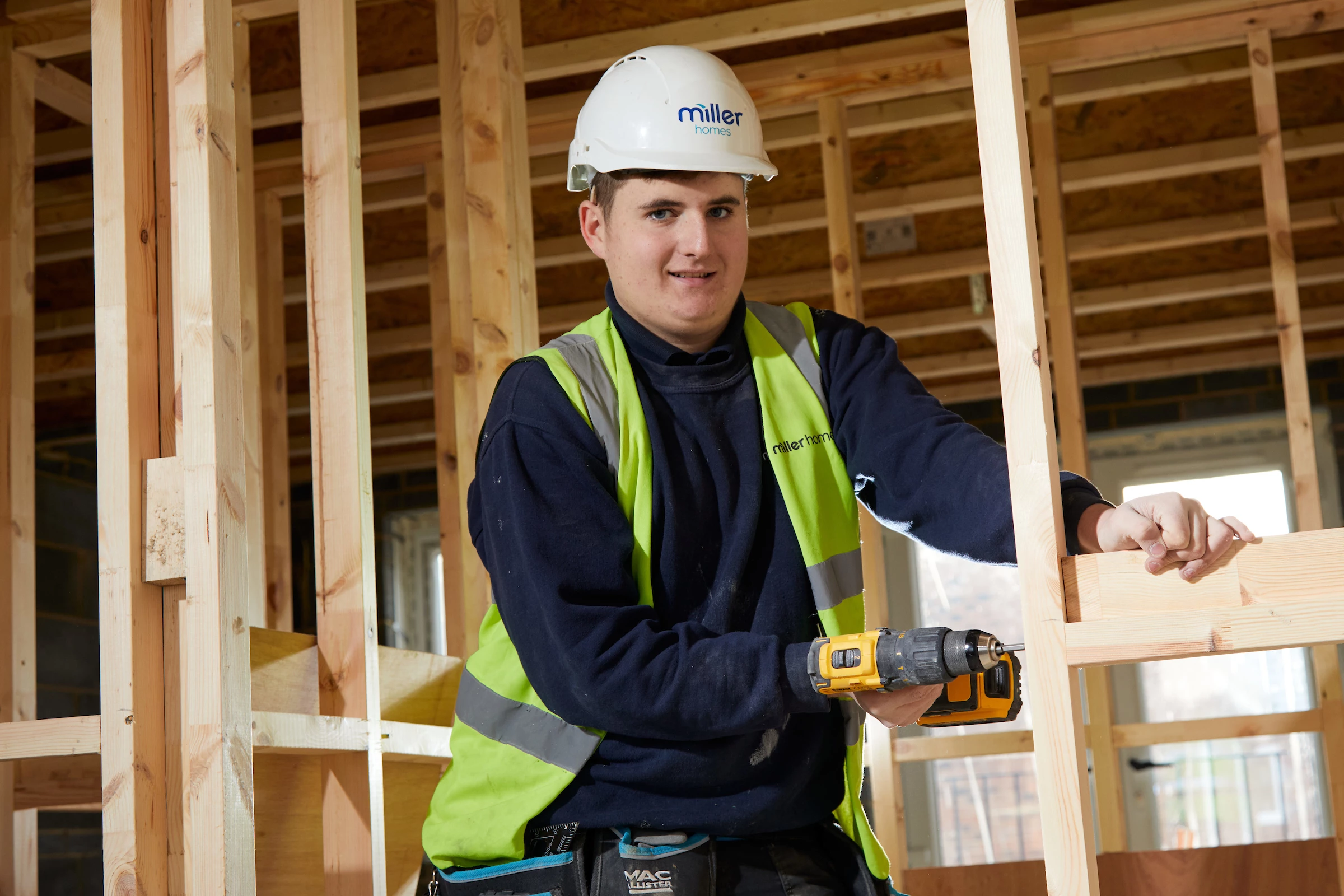 Miller Homes apprentice, Matthew Law