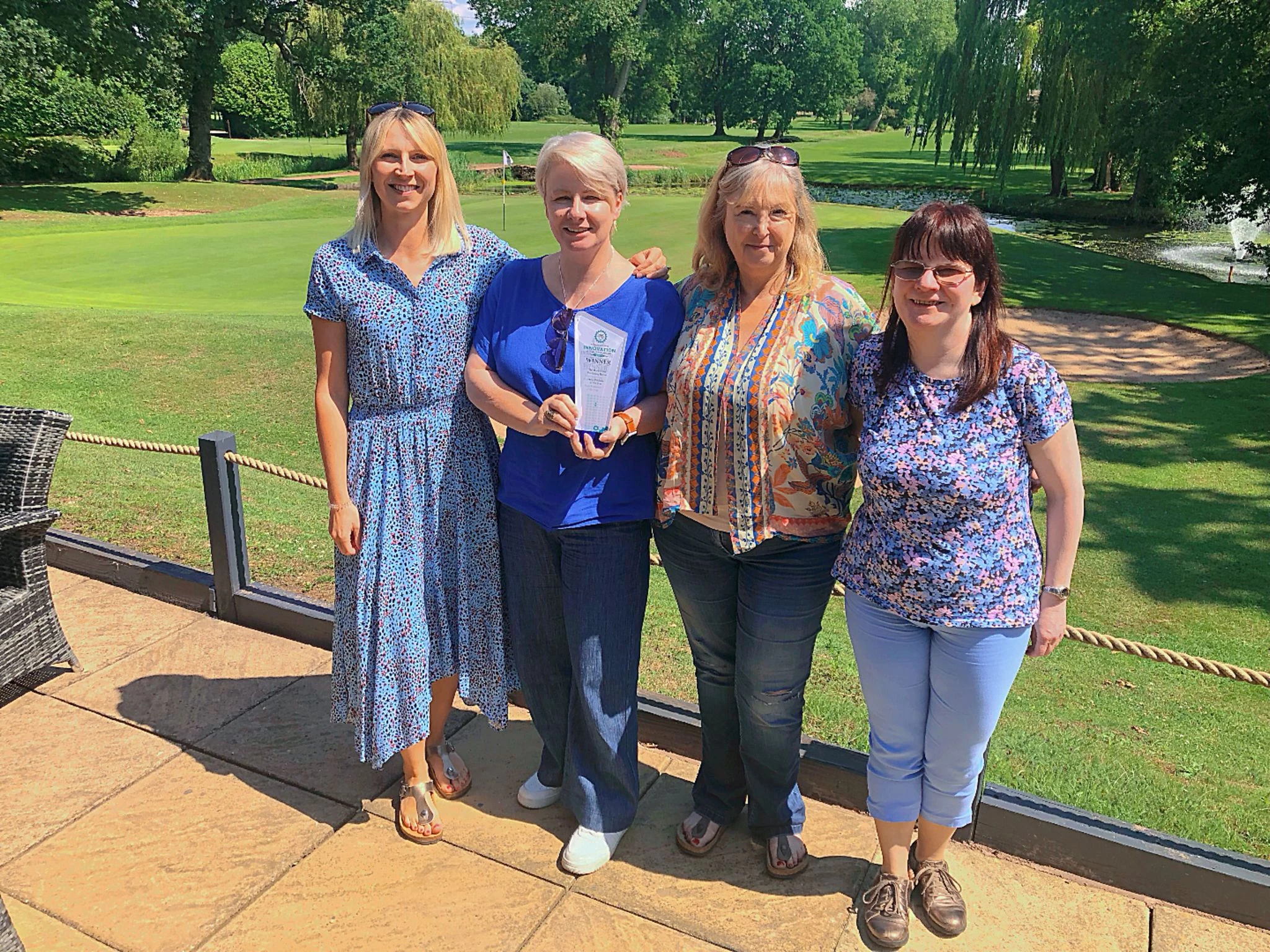 THE BOOK CHIEF TEAM: L-R Nicola Matthews, Sharon Brown, Laura Billingham and Elke Wallace