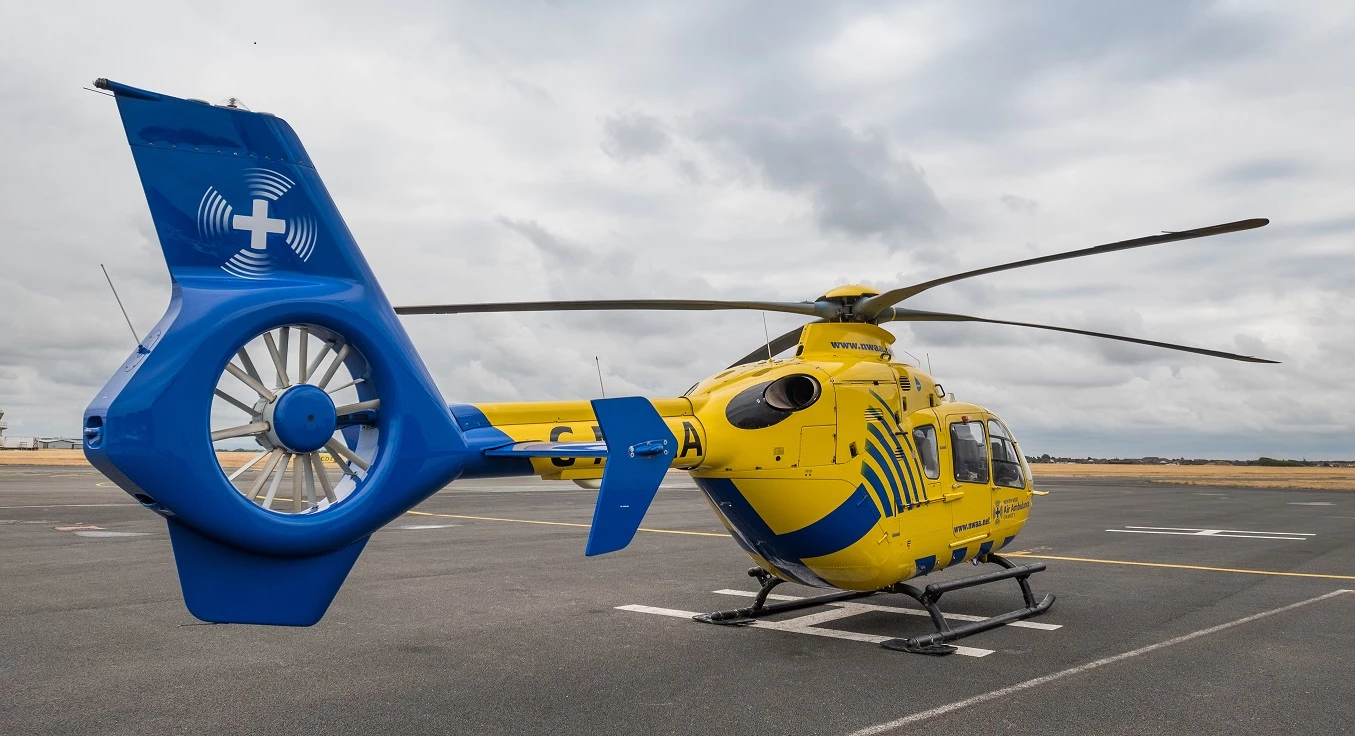 NW Air Ambulance, based at Blackpool Airport