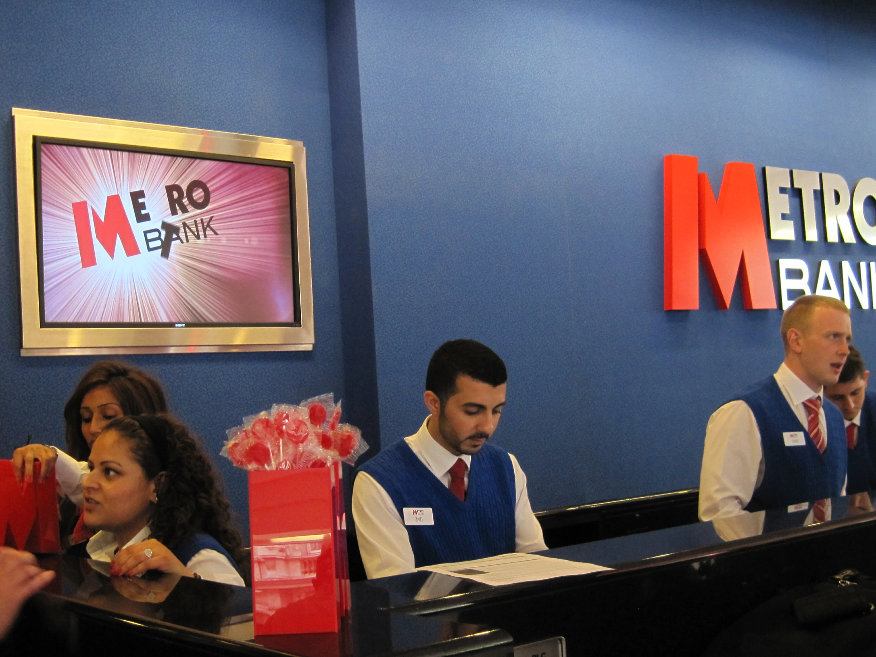 A Metro Bank launch.