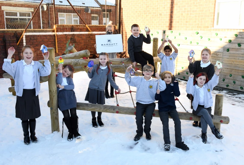 Barratt Homes donated a selection of design-your-own bird feeding kits as part of an after school club at St Particks RC Primary School 