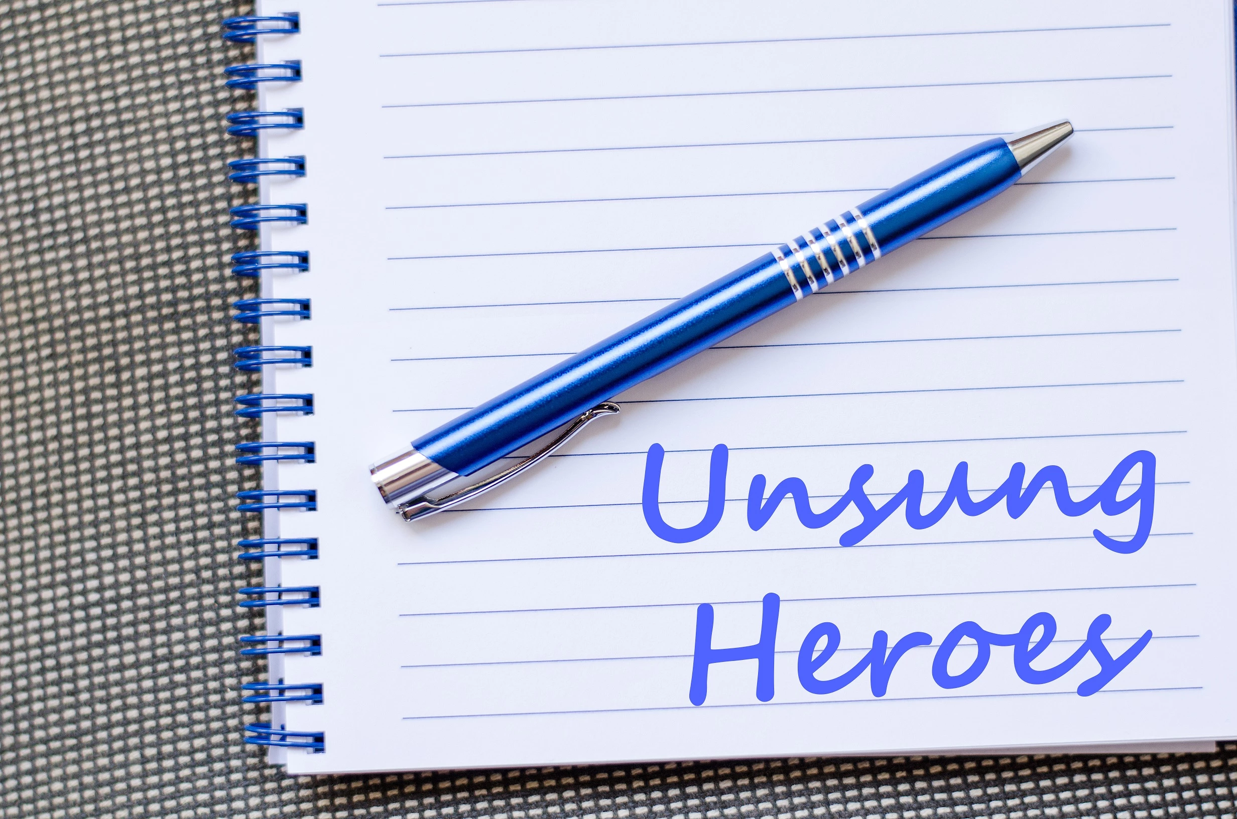 Notebook for unsung heroes