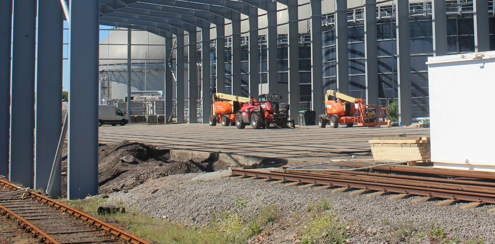 AV Dawson will create a new £1m canopy on the southern end of its freight terminal 