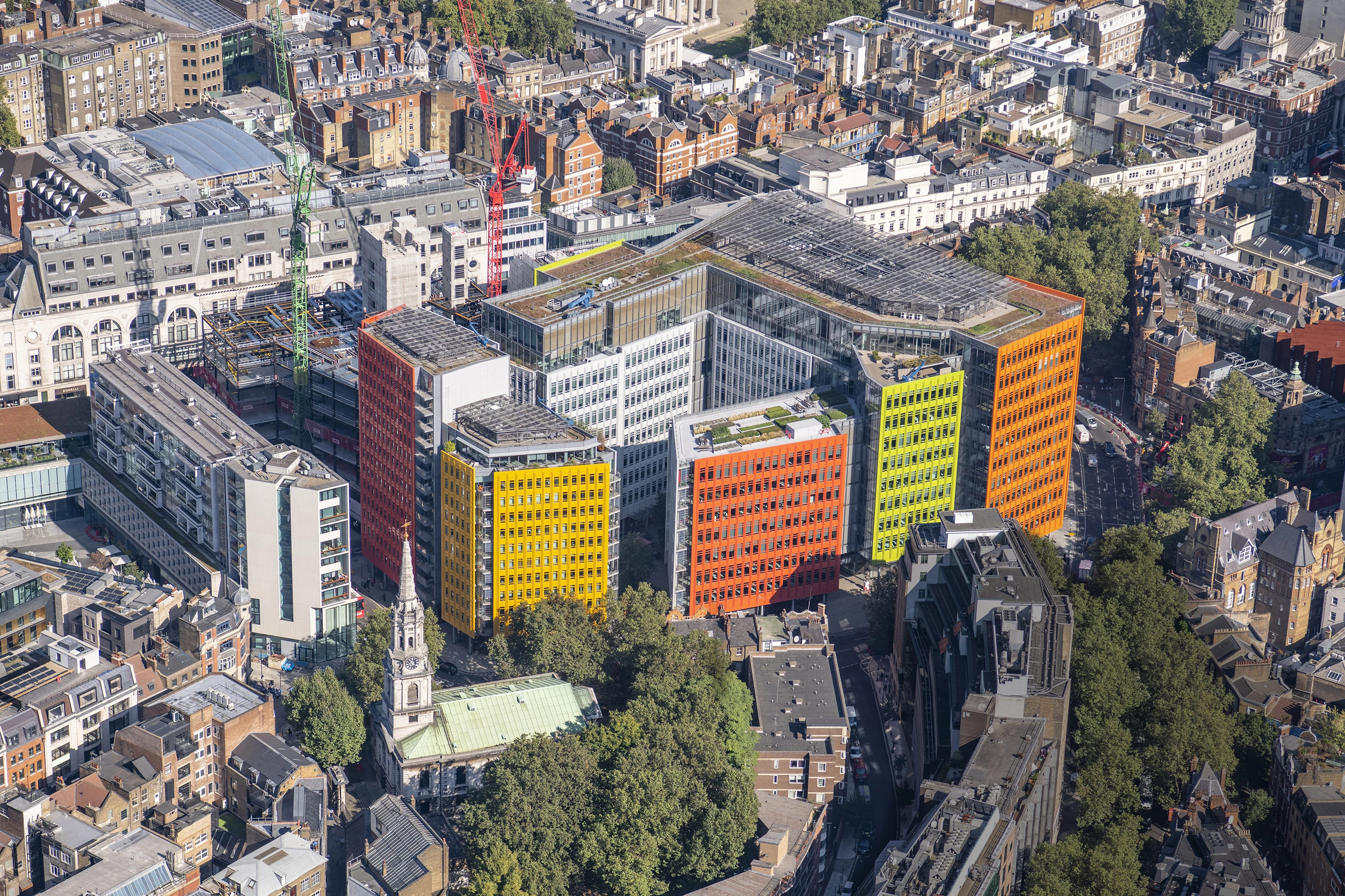 Central Saint Giles office development in London’s West End.