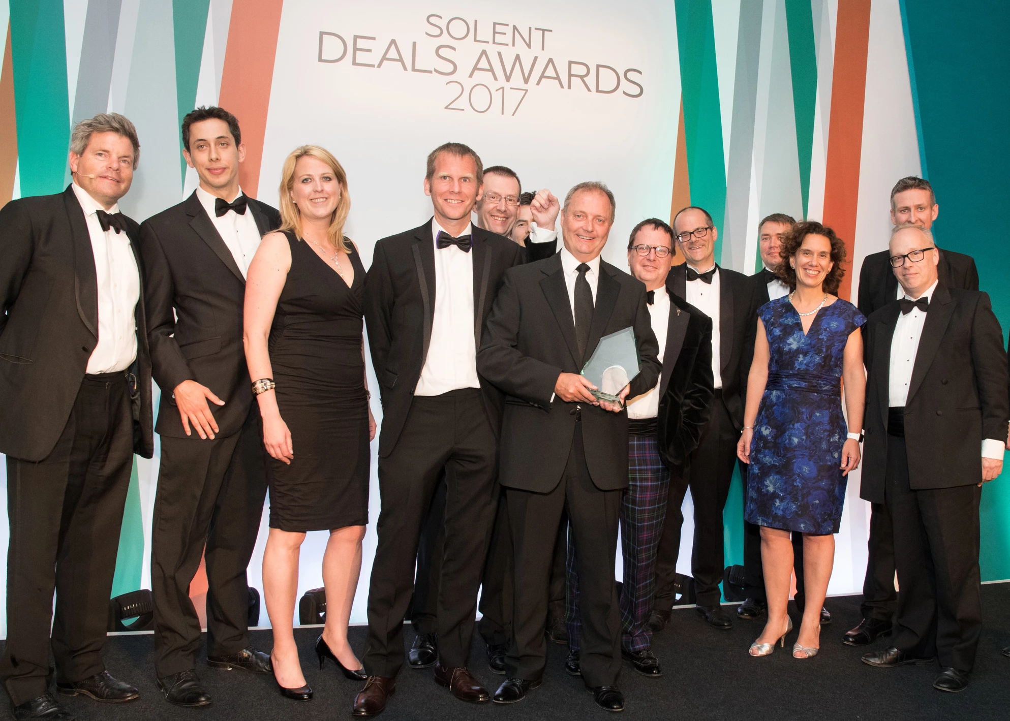 the Hendy team is presented with its award at the Solent Deals Award