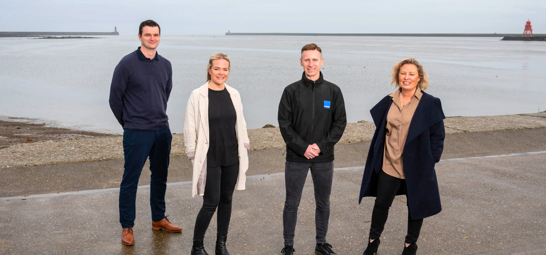 David Wadds, director at Carney Consultancy, Caroline Morton, director at Carney CDM, Martin Crammond, director at Carney Consultancy with Angela Carney, managing director.