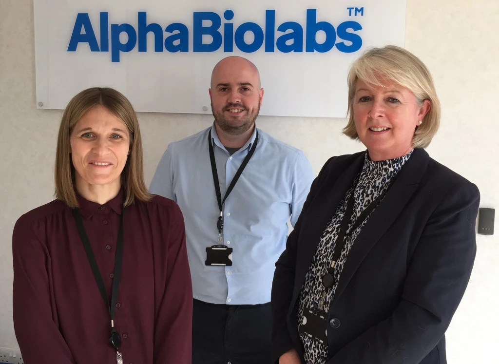 L-R Elizabeth Sherratt, Sam Burgon and Anna Leaver