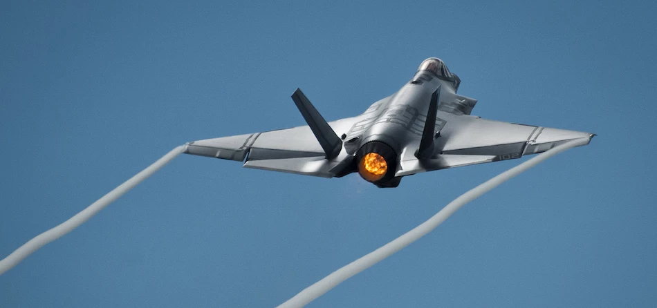 An F-35 fighter jet