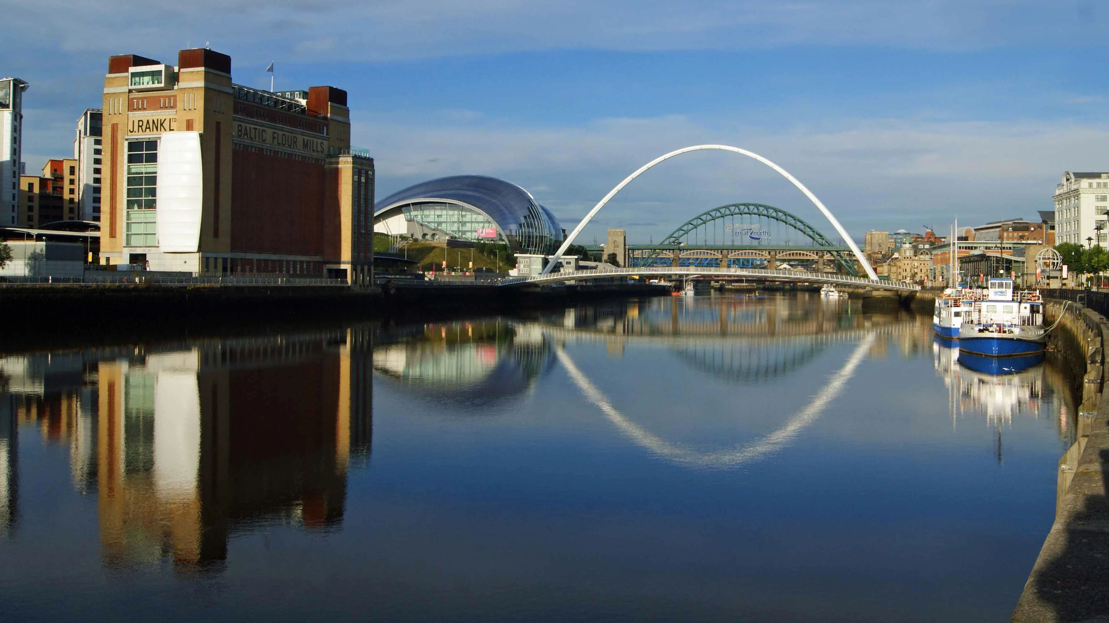 Newcastle Quayside panorama