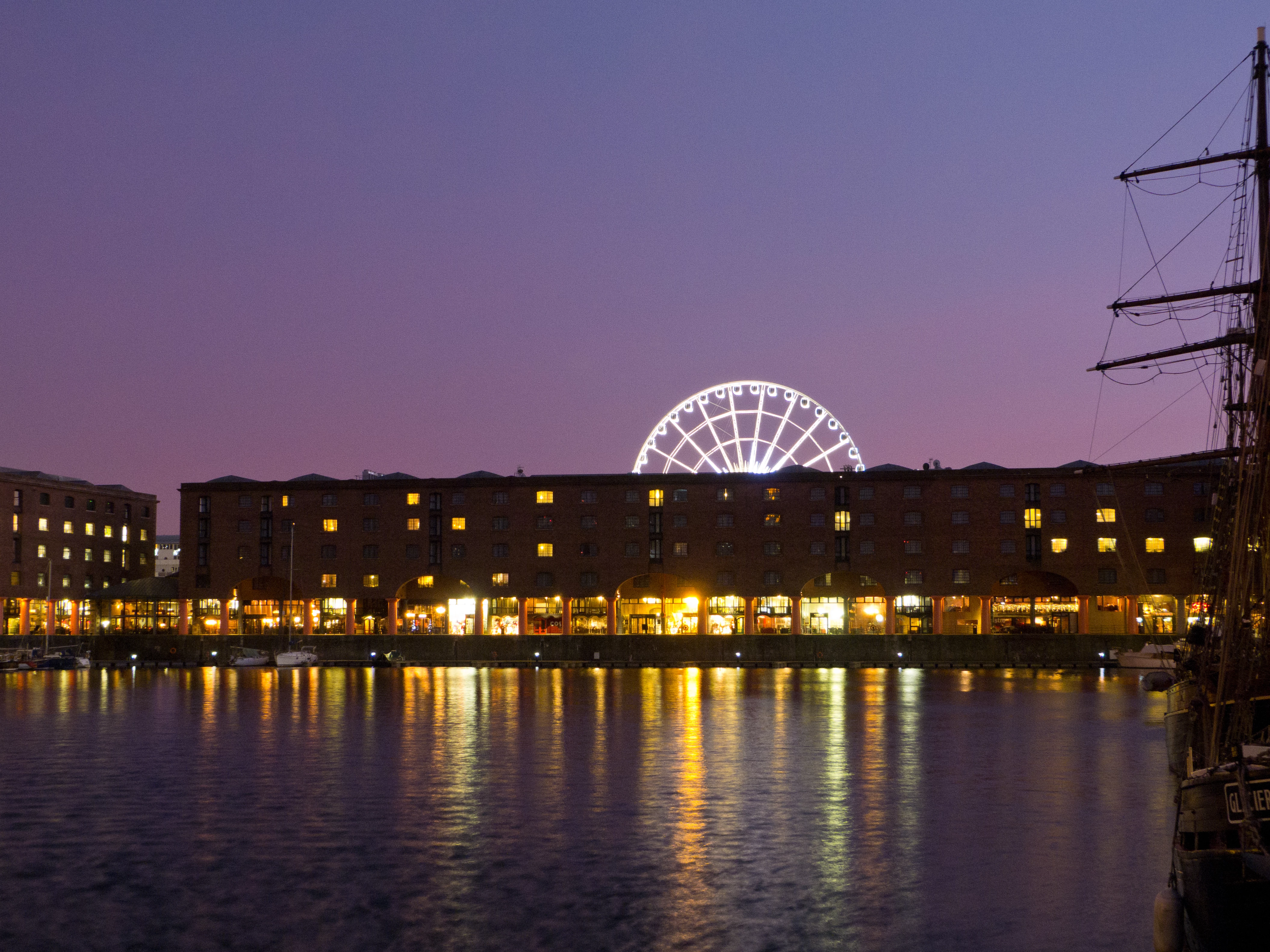 Albert Dock at Dusk