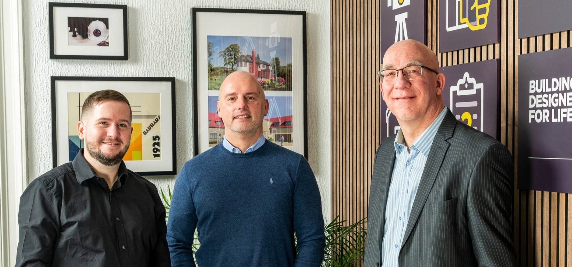 L-R Jonathan France, Richard Grota and Martin Bird