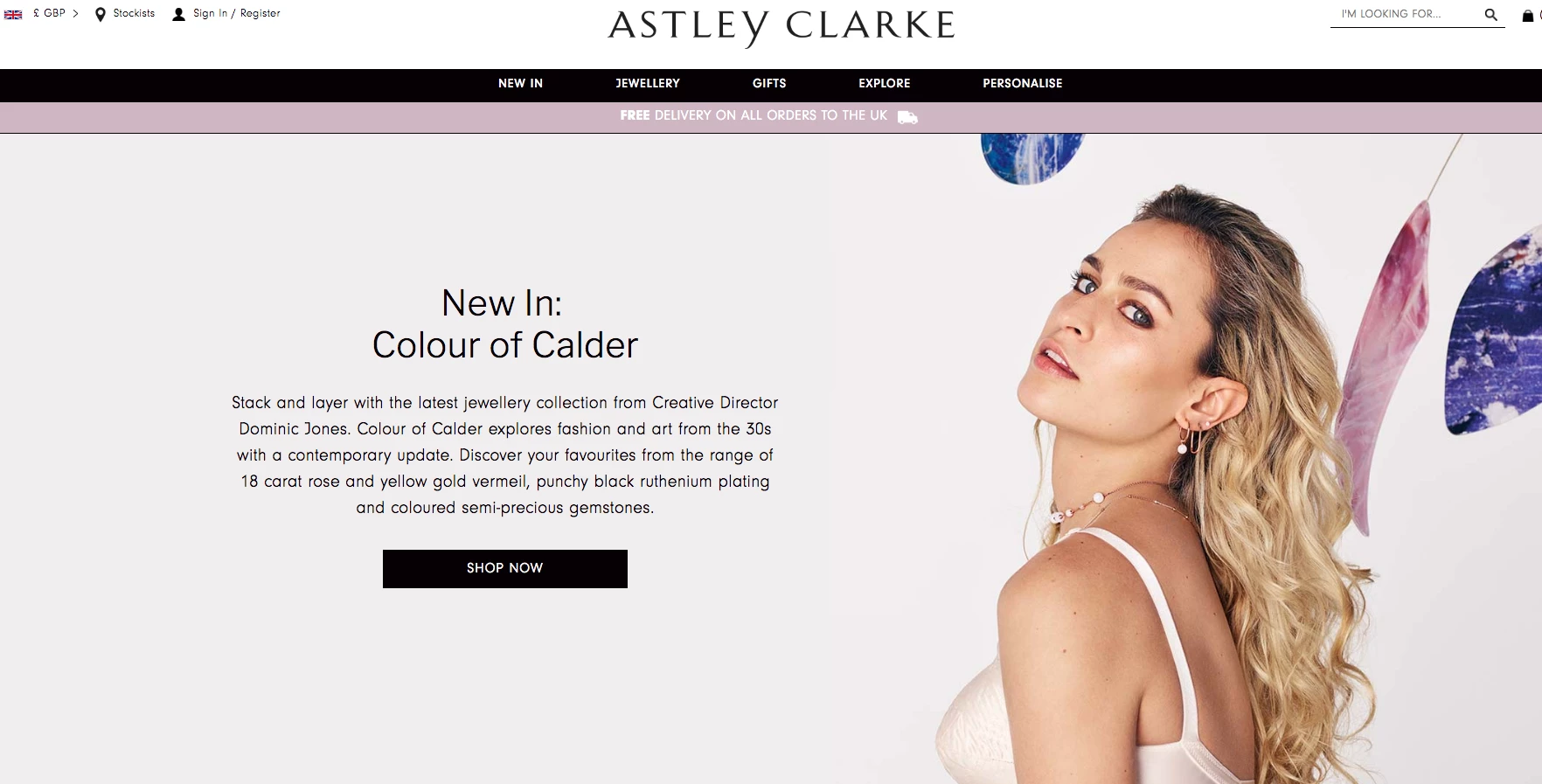 Astley Clarke's homepage.