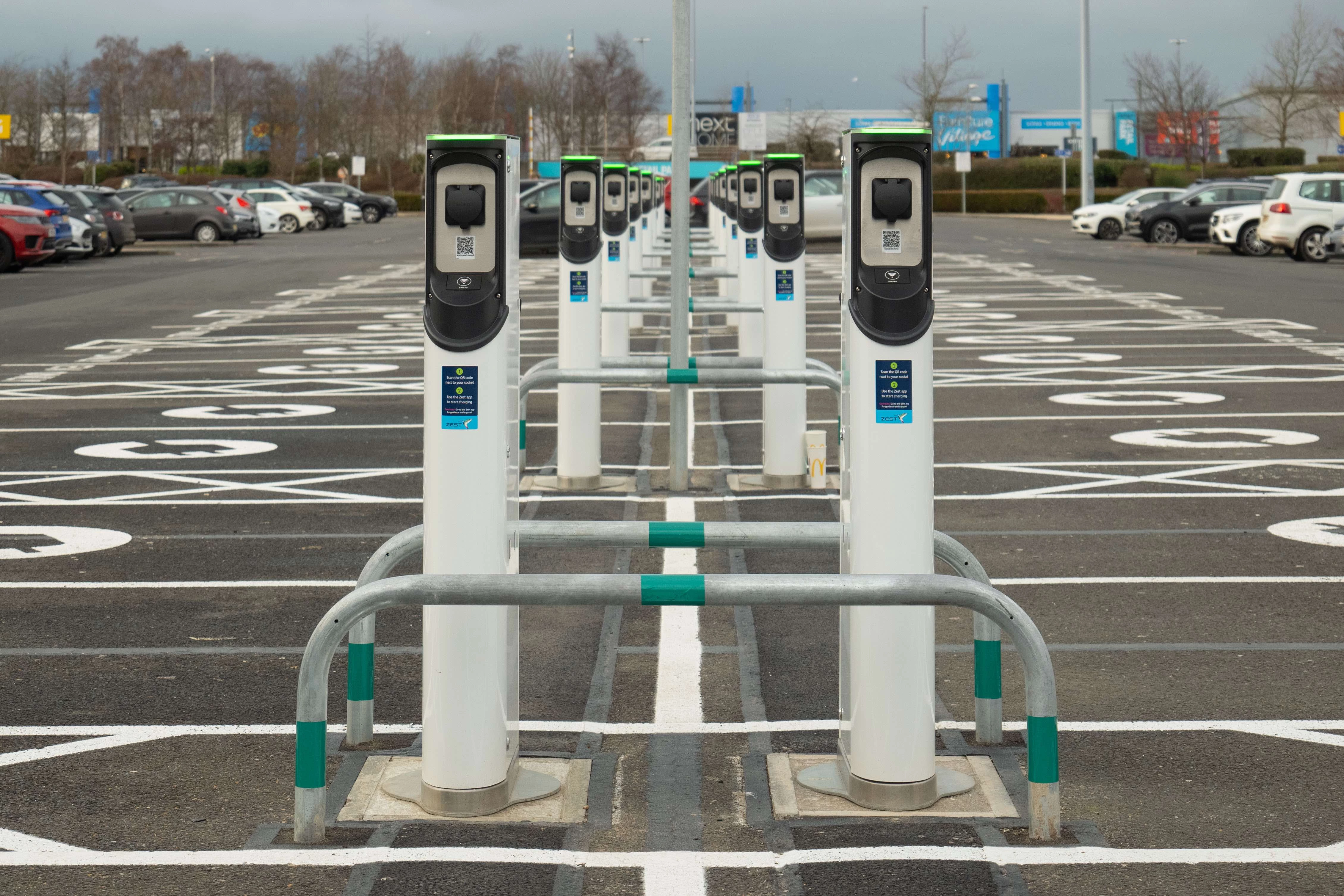 Zest Ensto chargers, Metrocentre