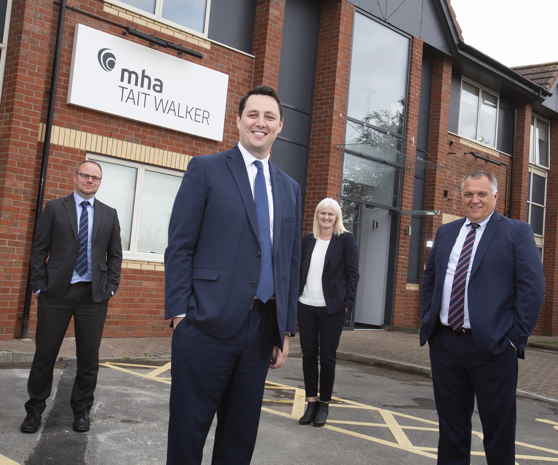 Pic caption (l-r): Chris Potter - Partner, Ben Houchen - Tees Valley Mayor, Emma Palleschi - Senior Tax Manager, Andrew Moorby – Managing Partner and Head of the Teesside Office.