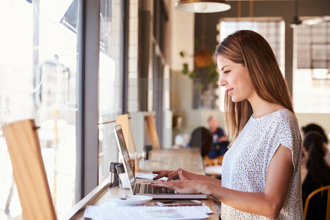 Woman on laptop 