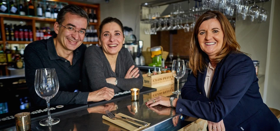 L-R: Ignacio Perez-Barreiro, Natalia Esquerdo-Girbes and Paula Jones