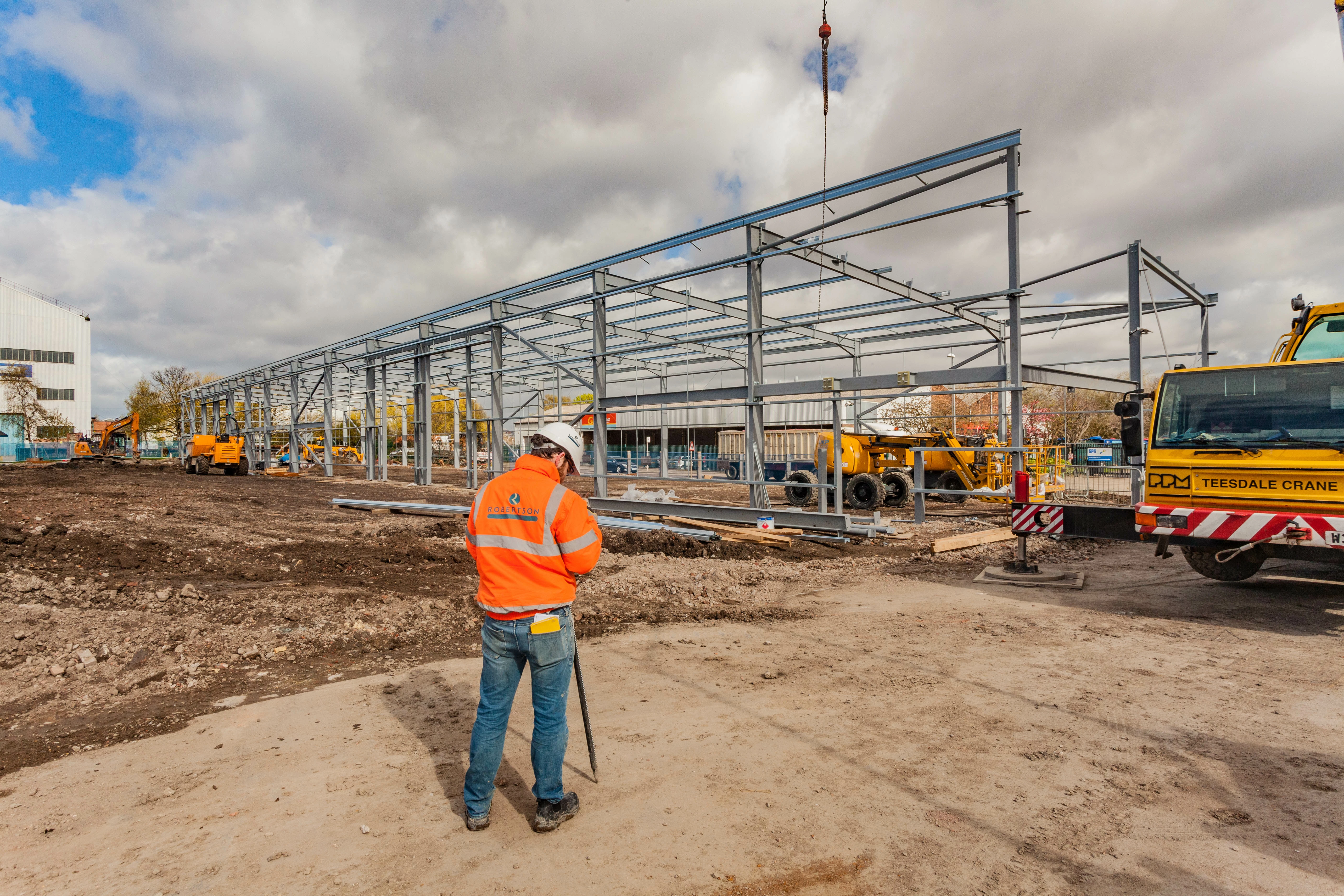 Gateshead construction site