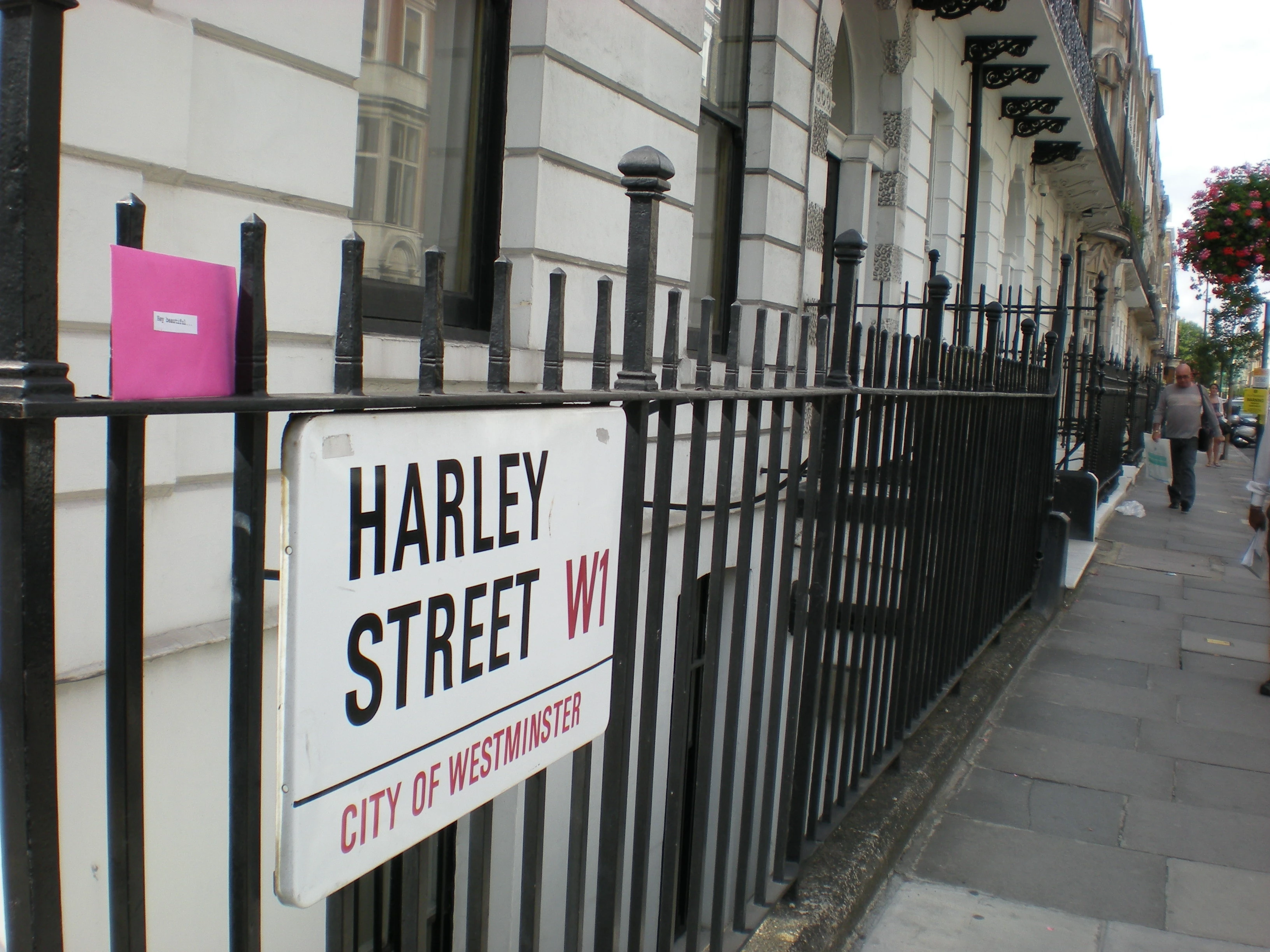 Harley Street in London.