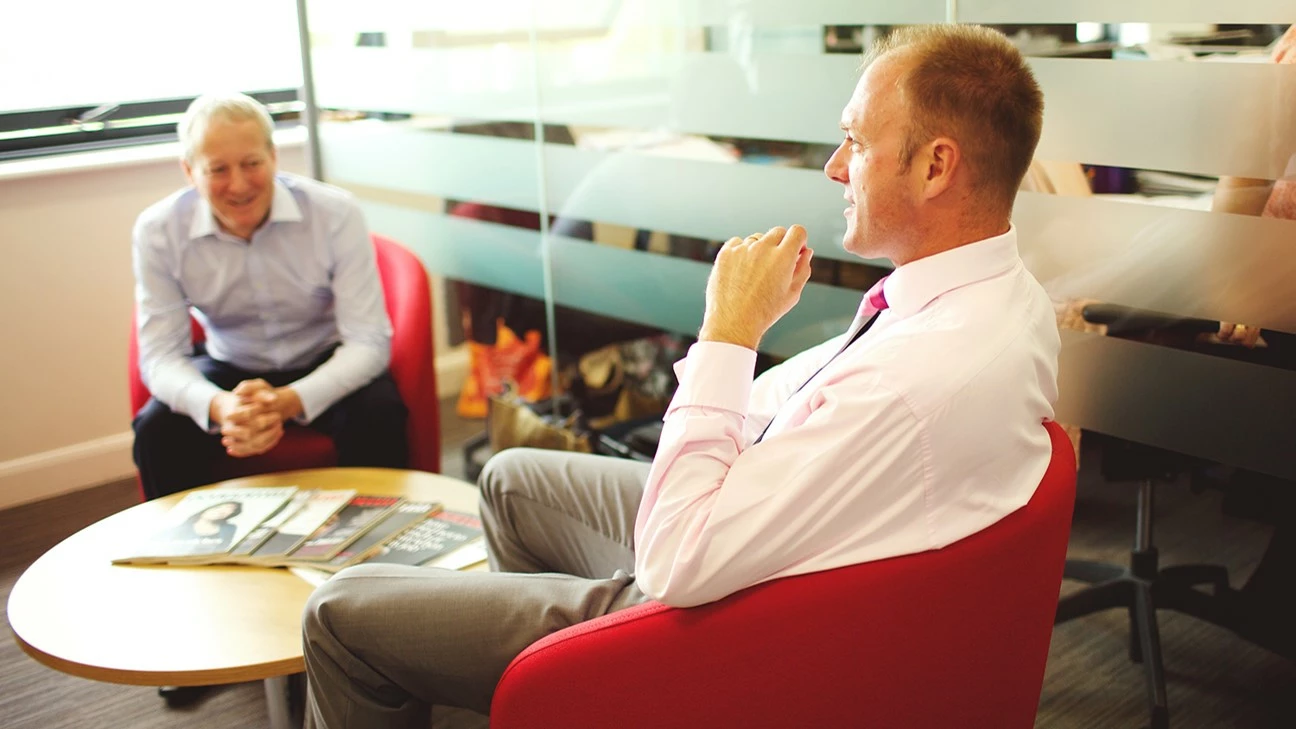 Nigel Bennett Hallidays Chairman (left) Paul Whitney Hallidays Managing Director (right)