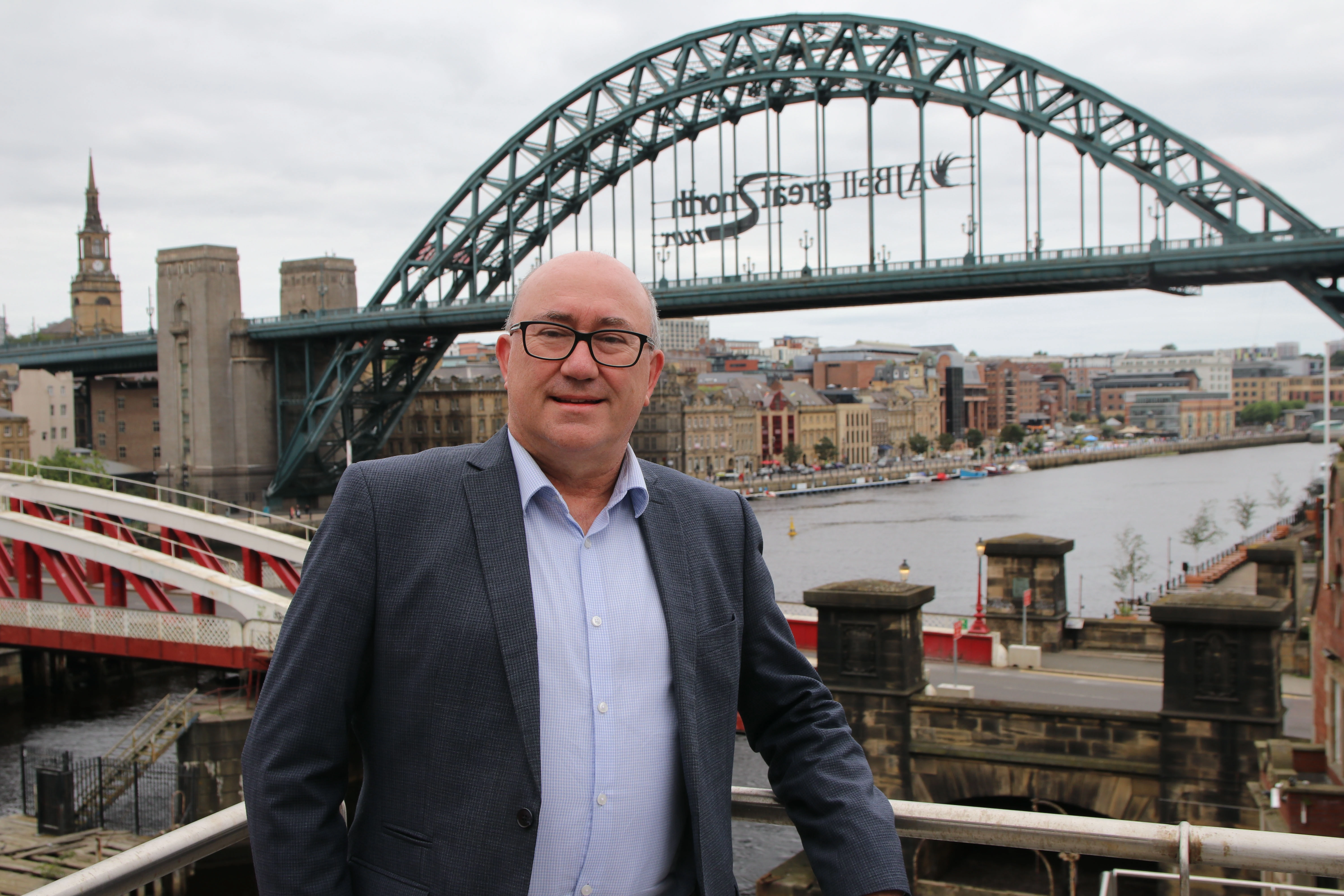 Steve Watson, Aspire’s Strategic Engagement Lead, outside the company’s quayside based HQ