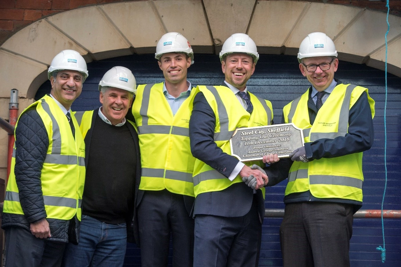 Steel City topping out ceremony.