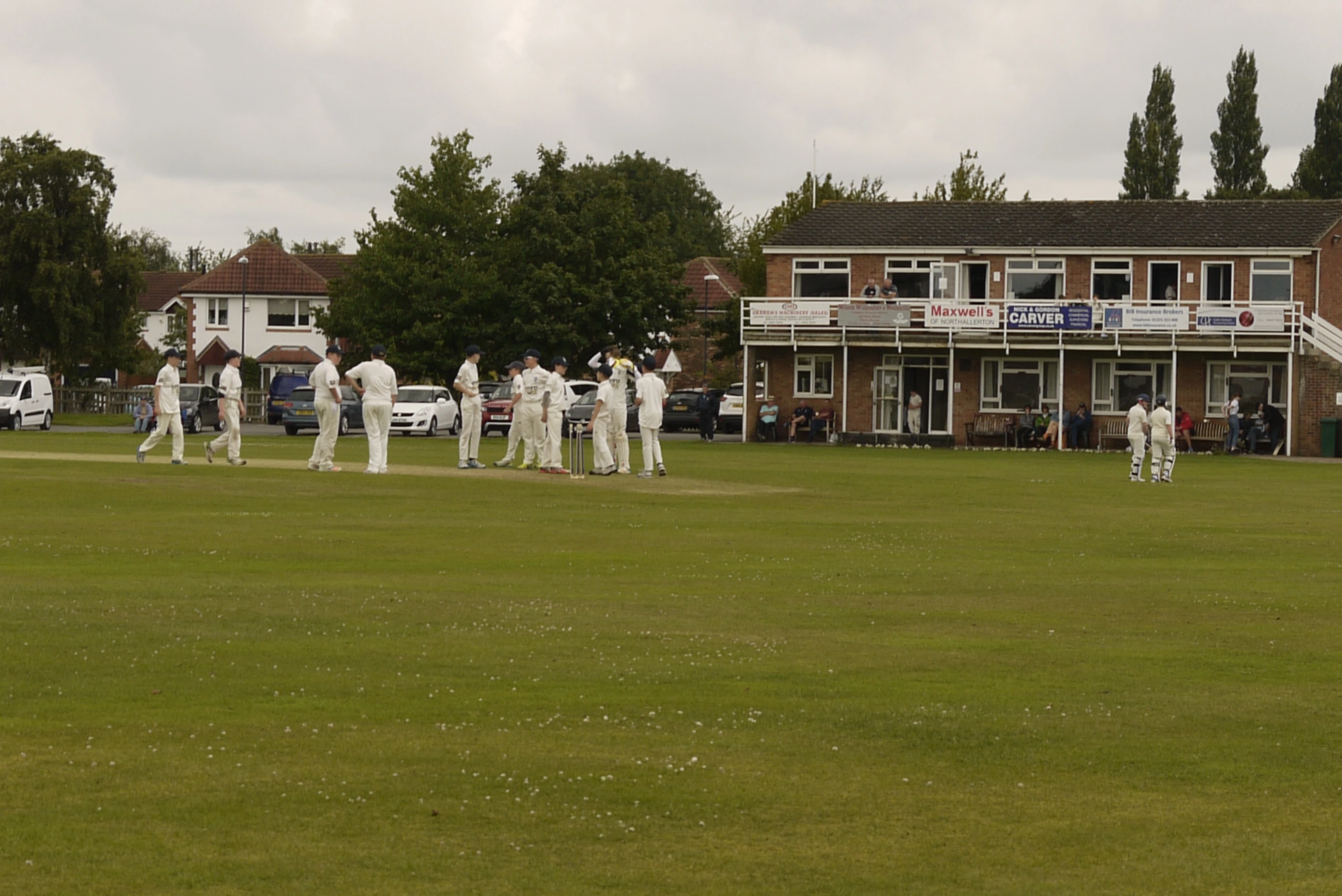 The clubhouse at Northallerton Town Cricket Club