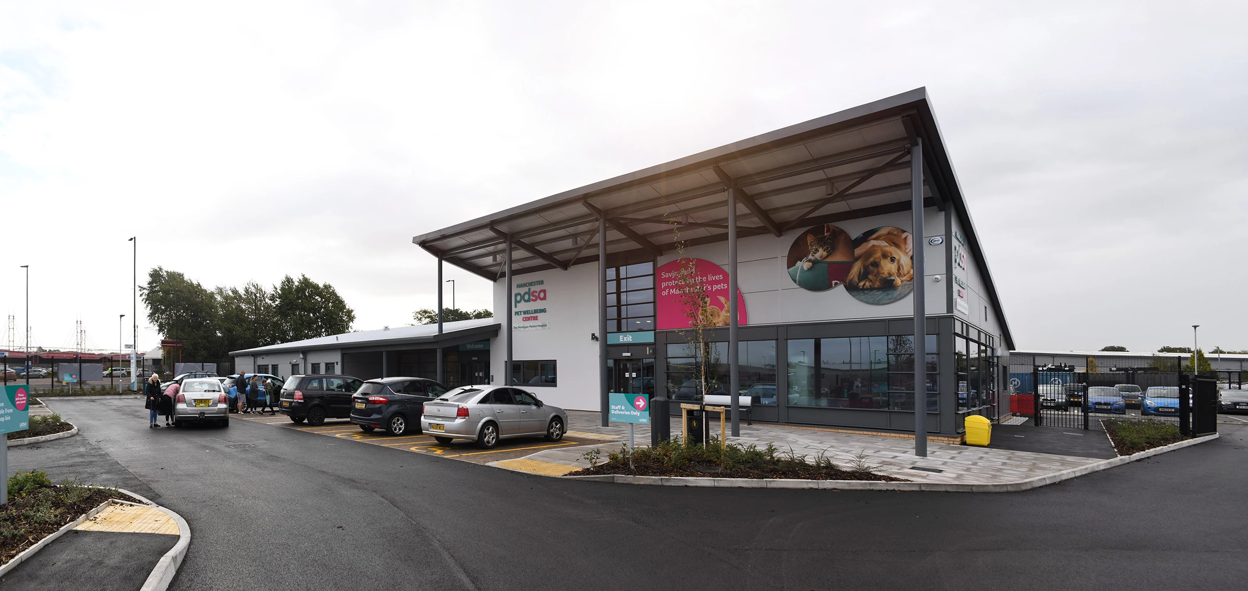 The new PDSA Pet Hospital in Manchester, built by MC Construction