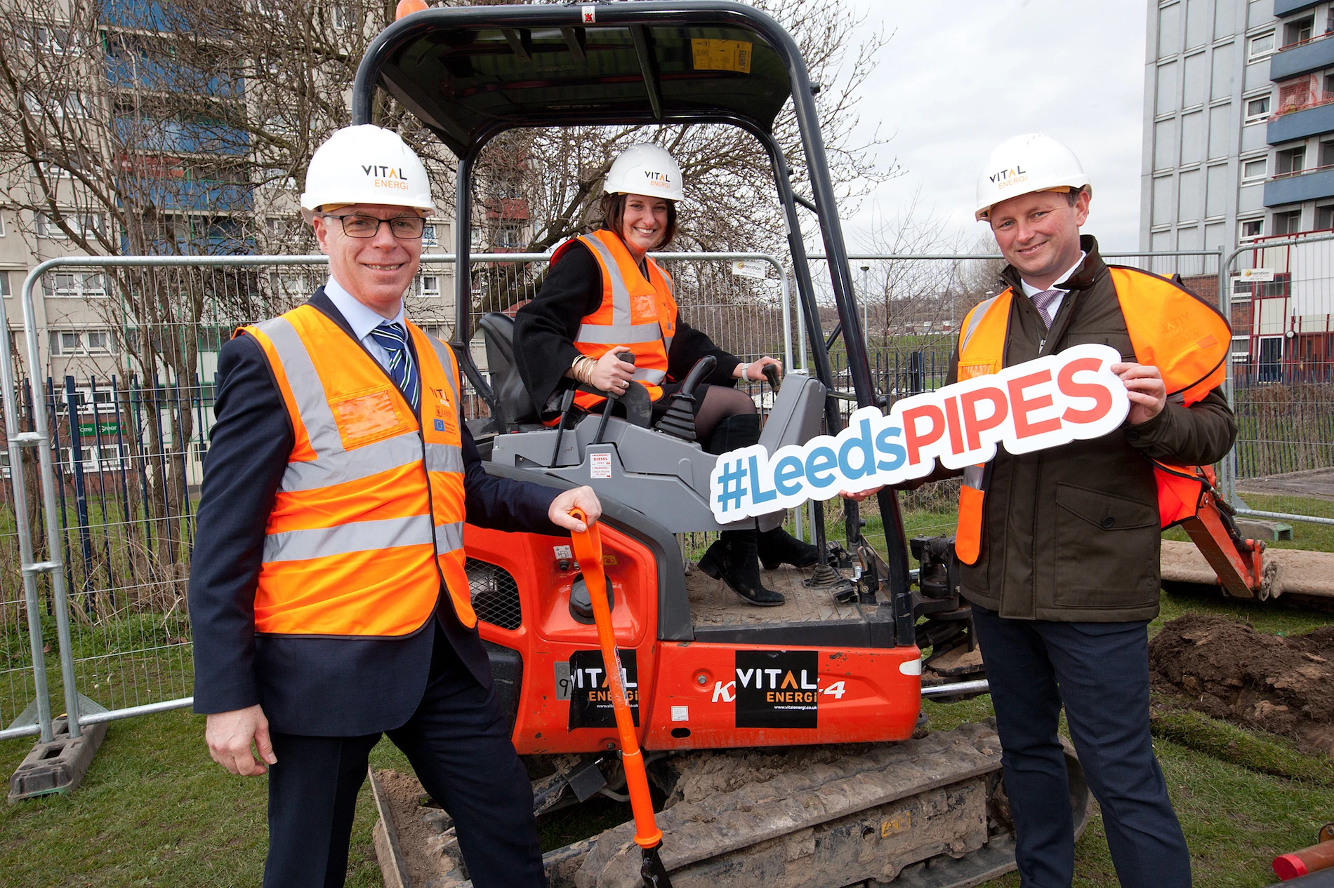  Nick Gosling - Director of Energy Strategy at Vital Energi, Cllr Lucinda Yeadon - Deputy Leader of Leeds City and Mike Cooke - Regional Director at Vital Energi.