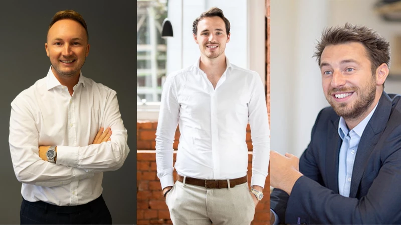 Fearless founders: David Newns, Dominic McGregor and Charlie Yates launch Fearless Adventures to support UK startups