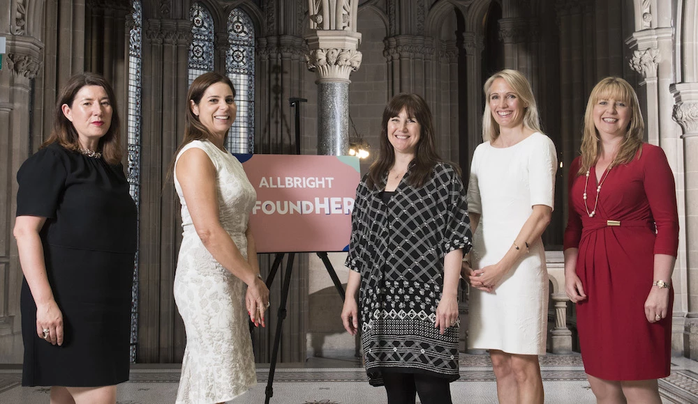 L-R: Laura Harper, Debbie Wosskow OBE, Lou Cordwell, Anna Jones and Karen Procter