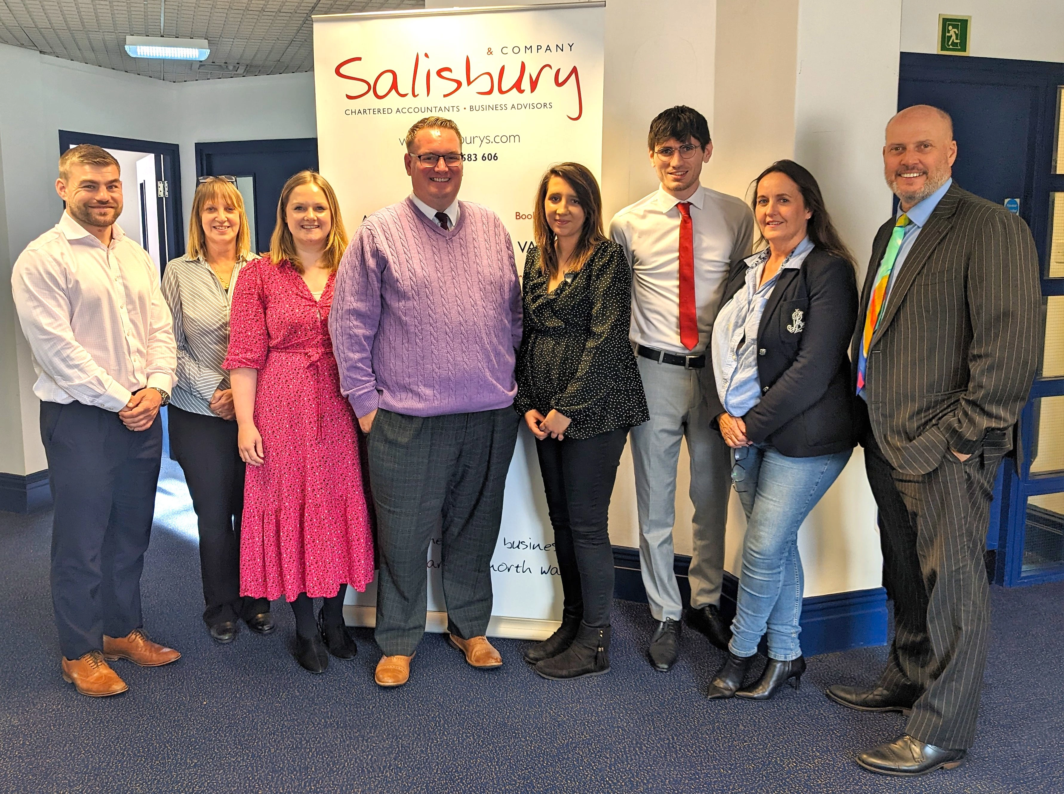 The team at Menai Bridge - Salisbury's Chartered Accountants 