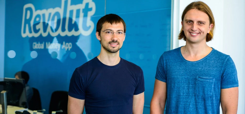 Vlad Yatsenko (left) and Nik Storonsky, founders of Revolut 