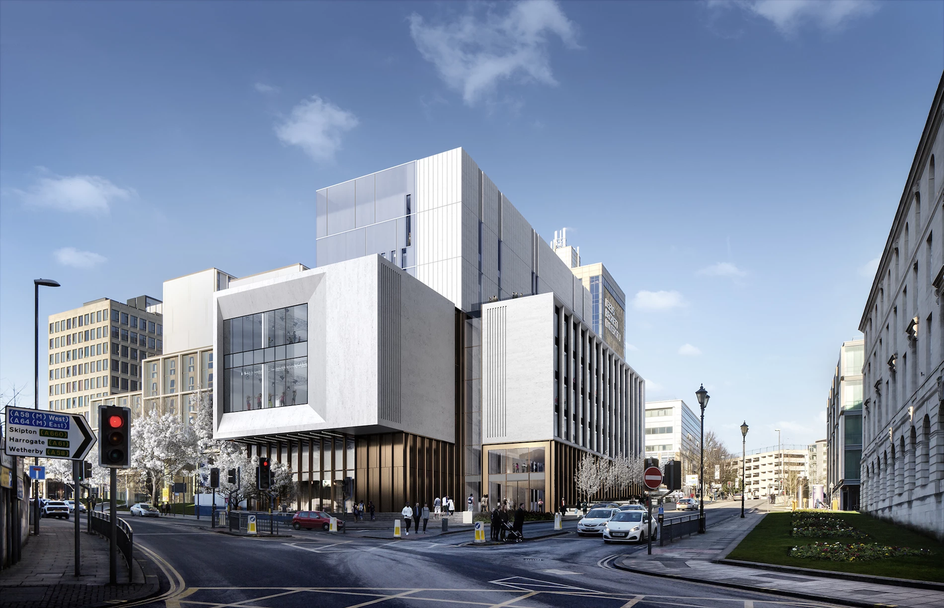 CGI of Leeds Beckett University’s £80m Creative Arts Building.