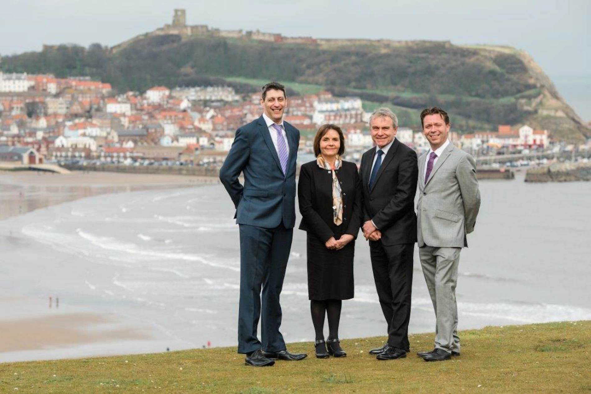 Justin Jones, Jo Thompson, Robert Goodwill MP, Tim Chadwick.