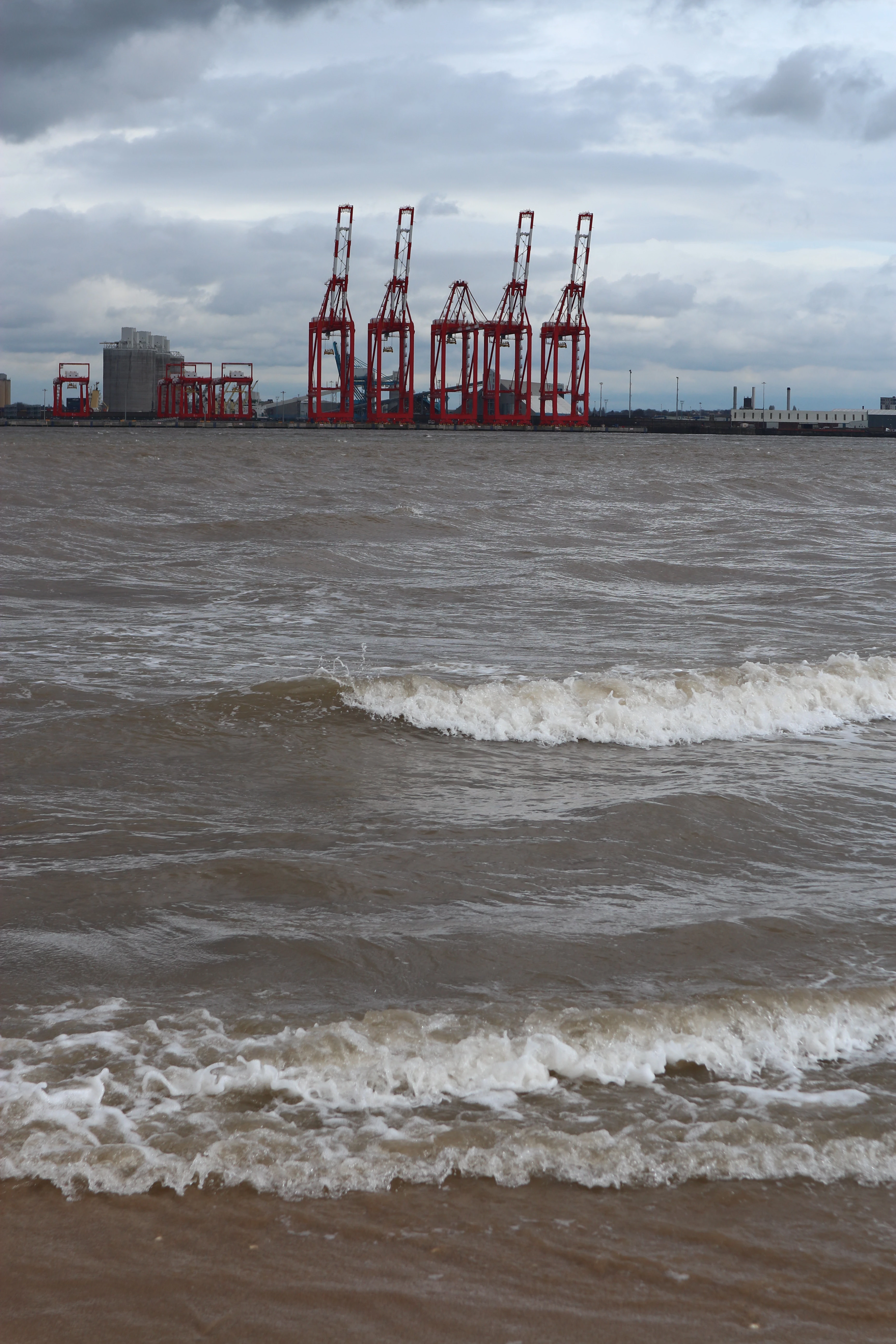 Cranes at Liverpool2 container terminal.