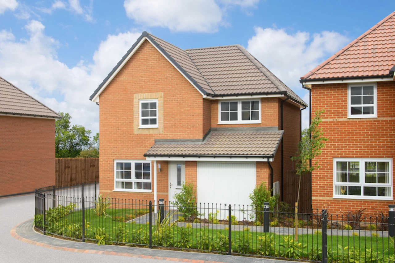 A Barratt Developments house from another North East development site