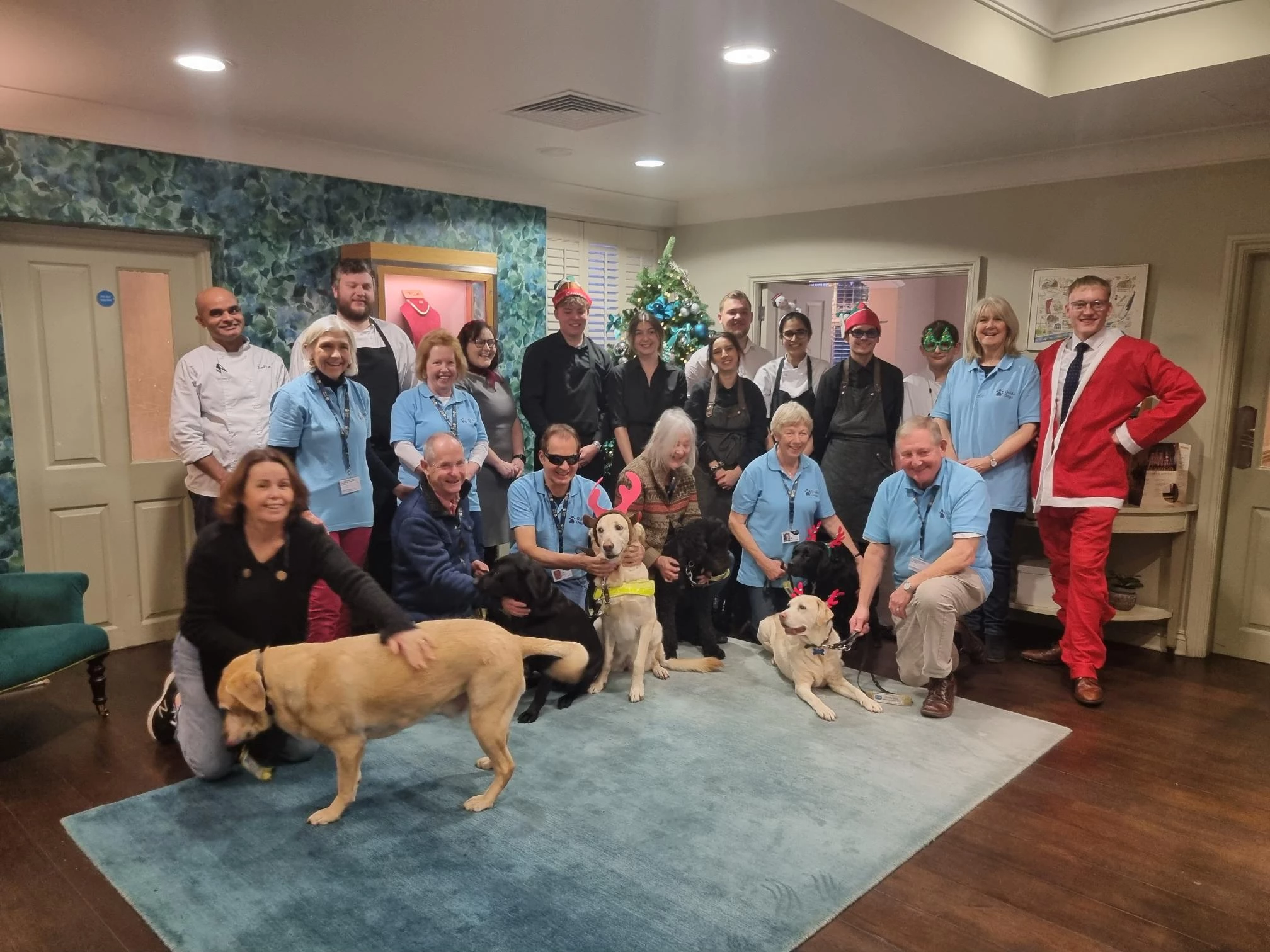 Guide Dogs visiting The Arden Hotel in Stratford-upon-Avon