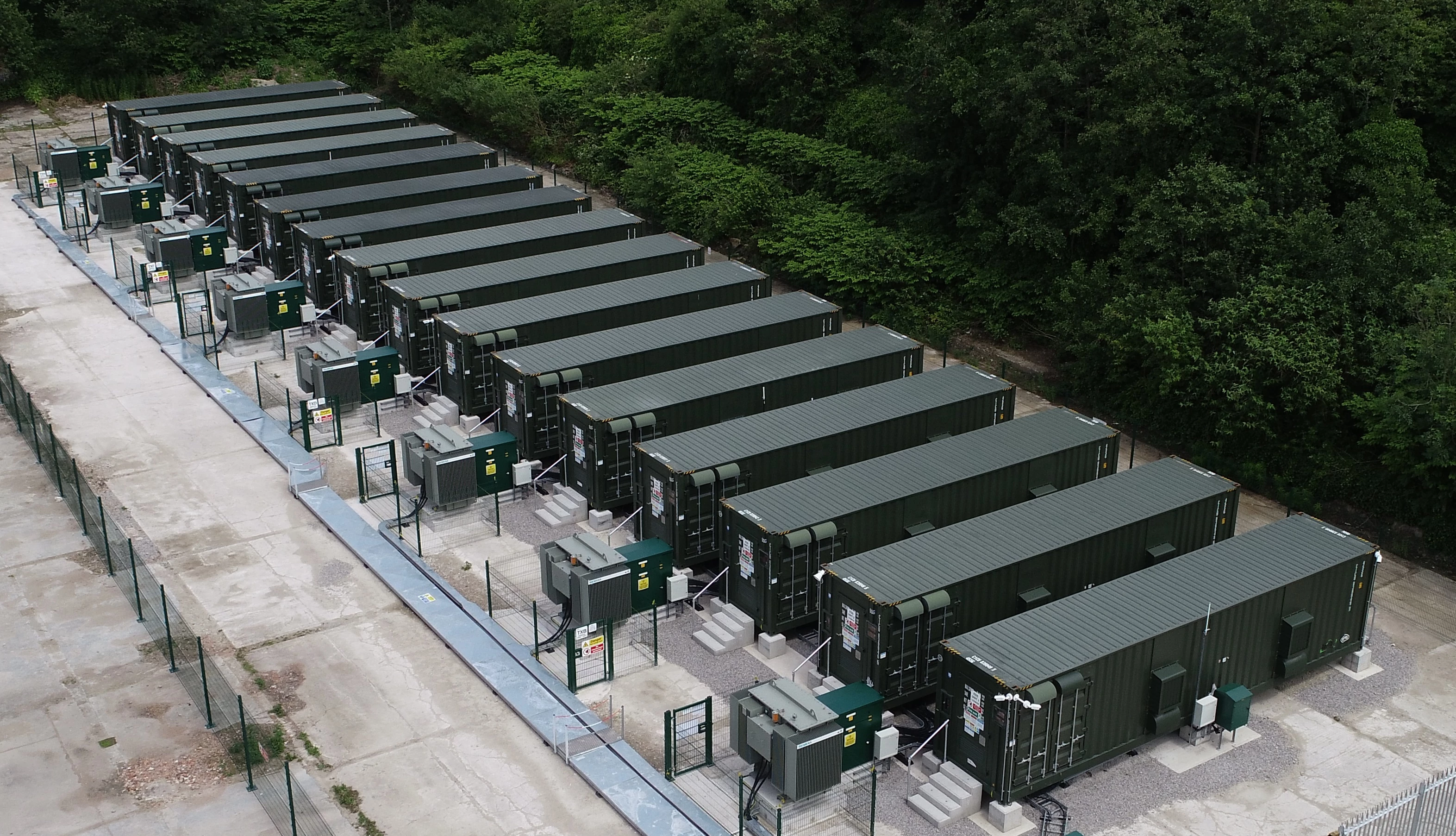 Anesco's Lascar battery storage site