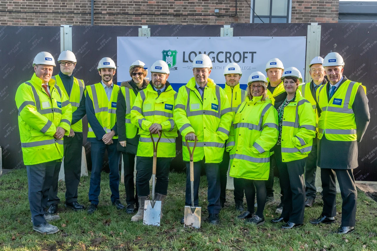 Henry Boot Construction at turf cutting ceremony to mark the start of a new build project on behalf of East Riding of Yorkshire Council