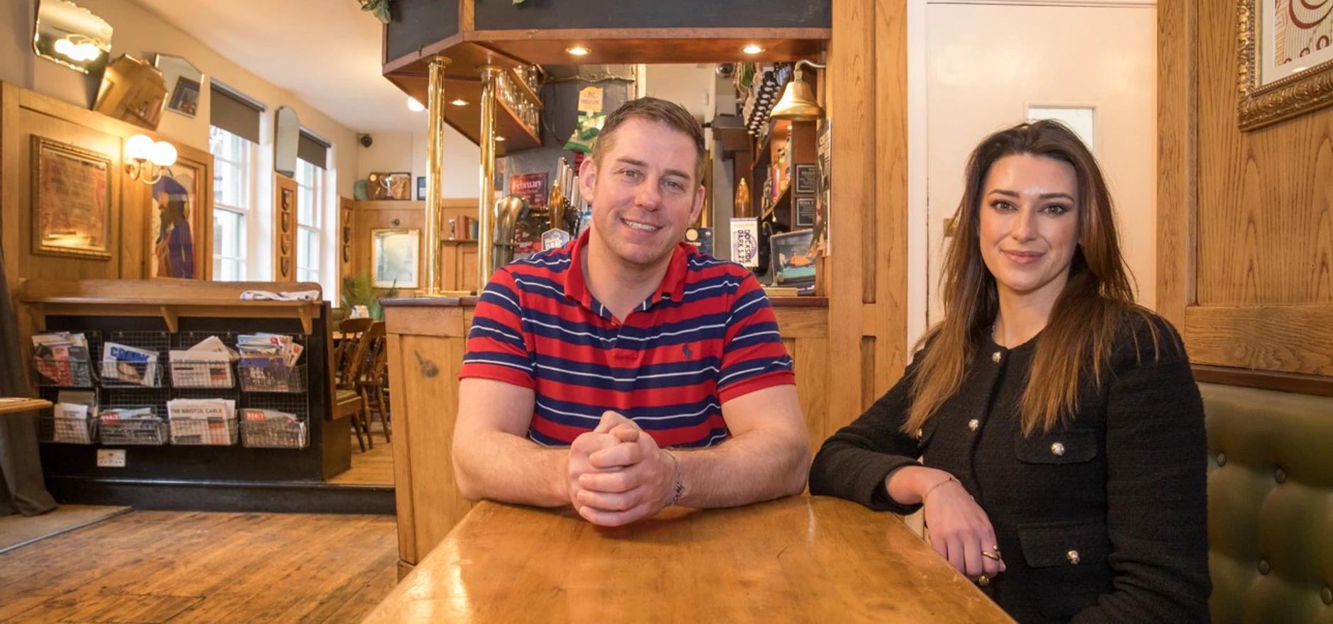 L-R - Sam Gregory and Harriet Gibbs