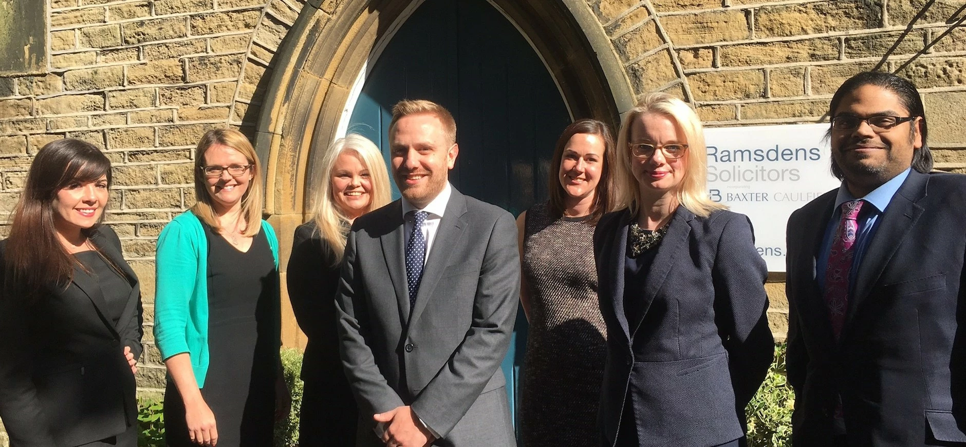 Jodie Wielgus, Sarah Ward, Rachel Straughan, Adam Cockroft, Kirsty Jackson, Natalie Lang and Suresh Nadkarni.