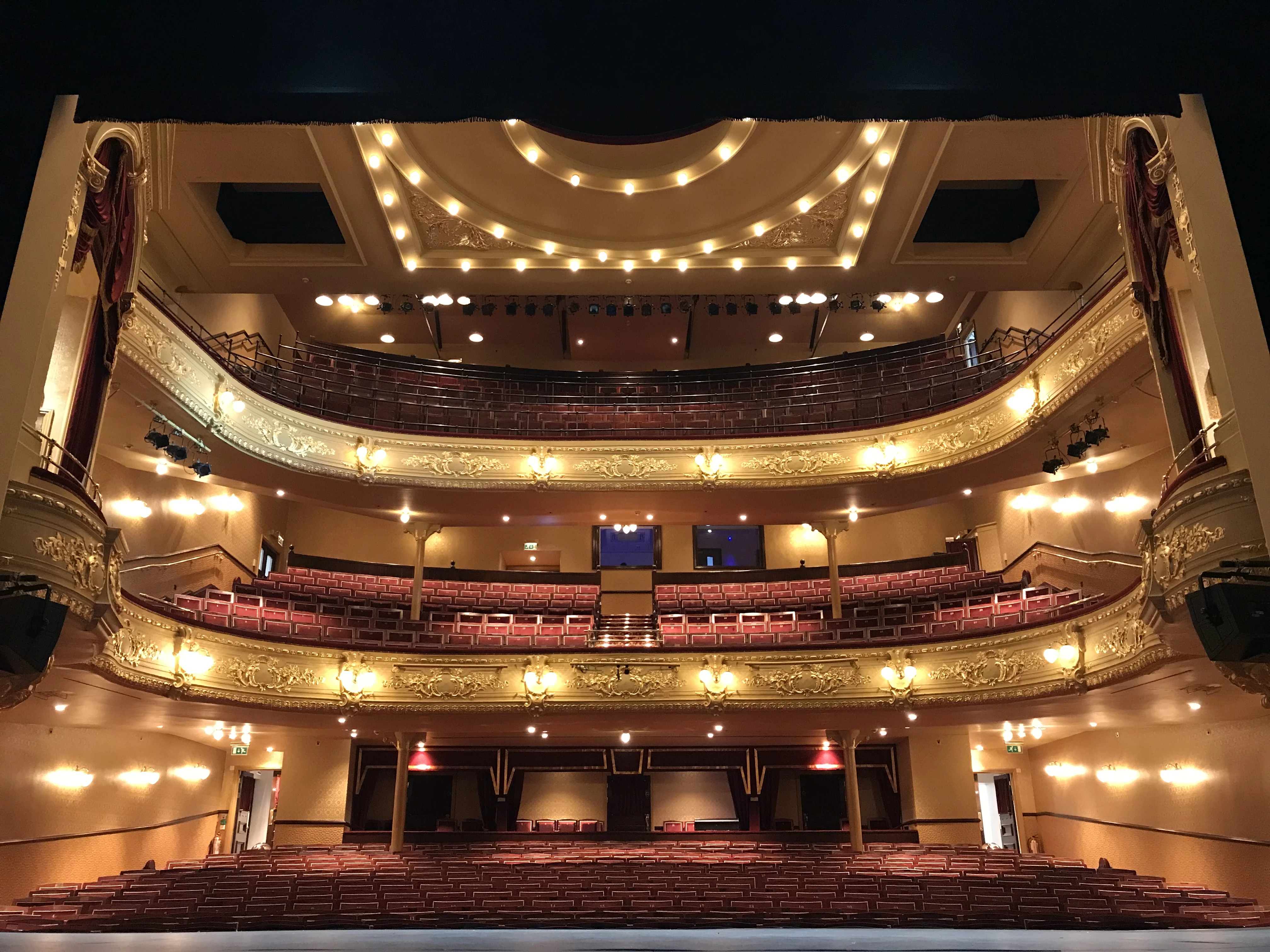 The interior of the newly refurbished Darlington Hippodrome 