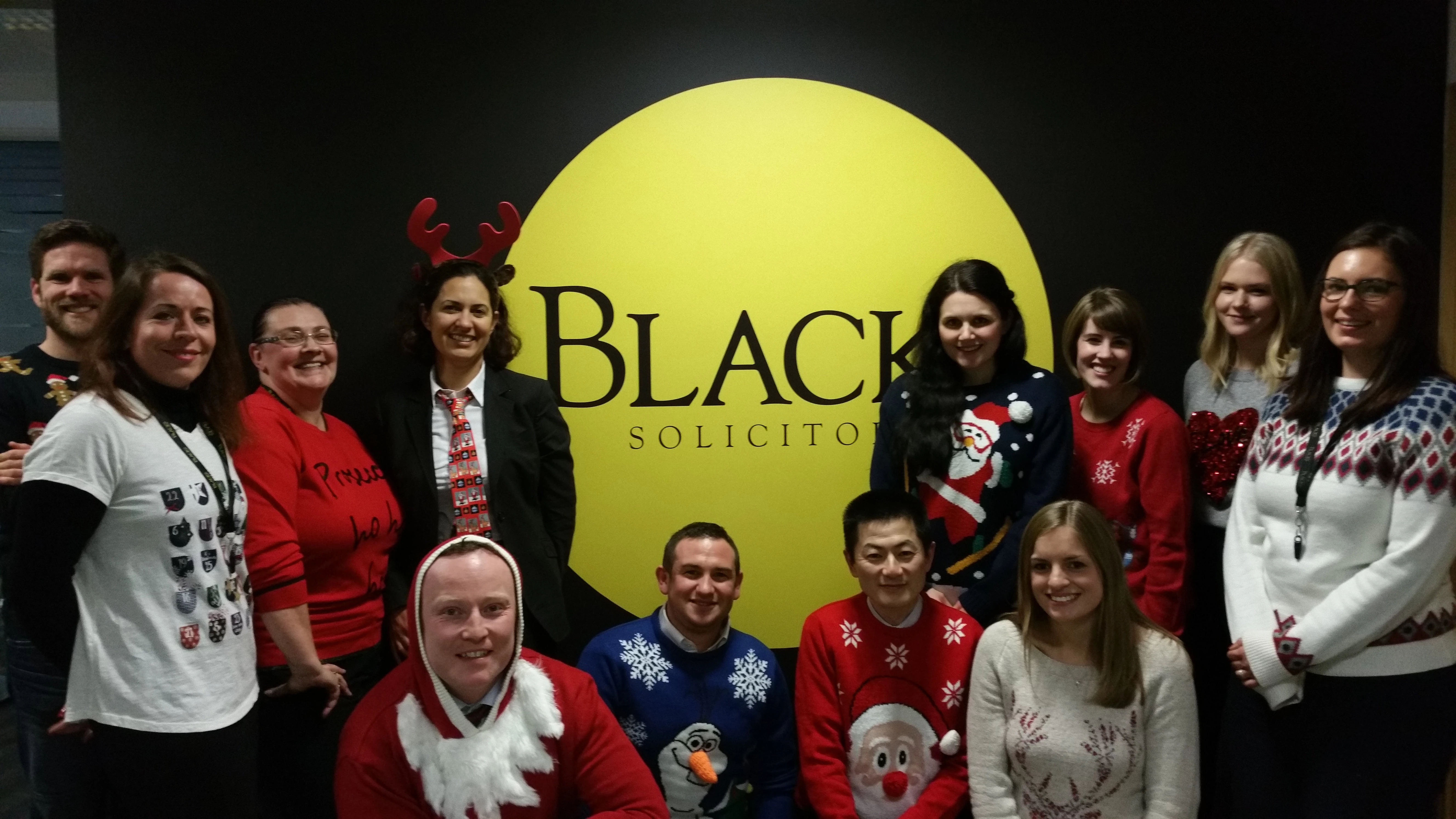 Charity team at Blacks 