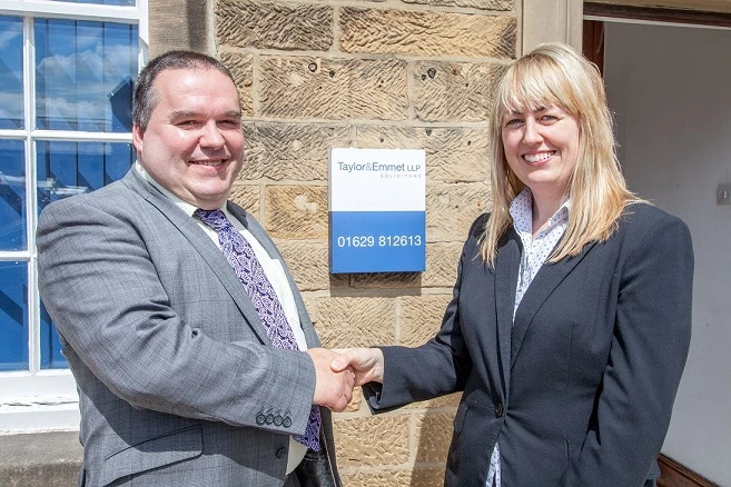 Taylor&Emmet partner, George Thomson, welcomes Natalie Linehan to the Bakewell team. 