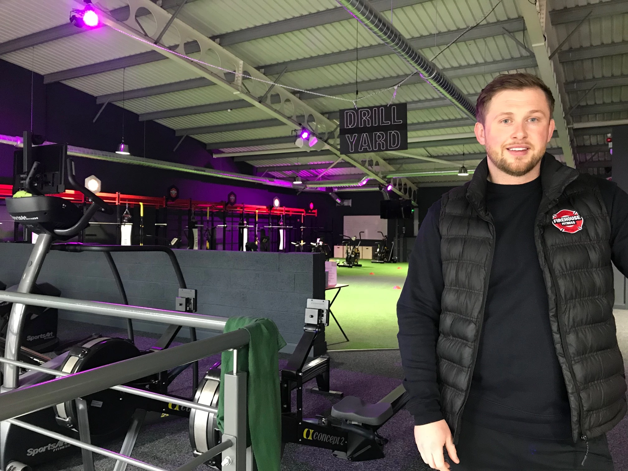 Firehouse Fitness’ Shane Beard at the new base at Archer Road Retail Park in Sheffield.