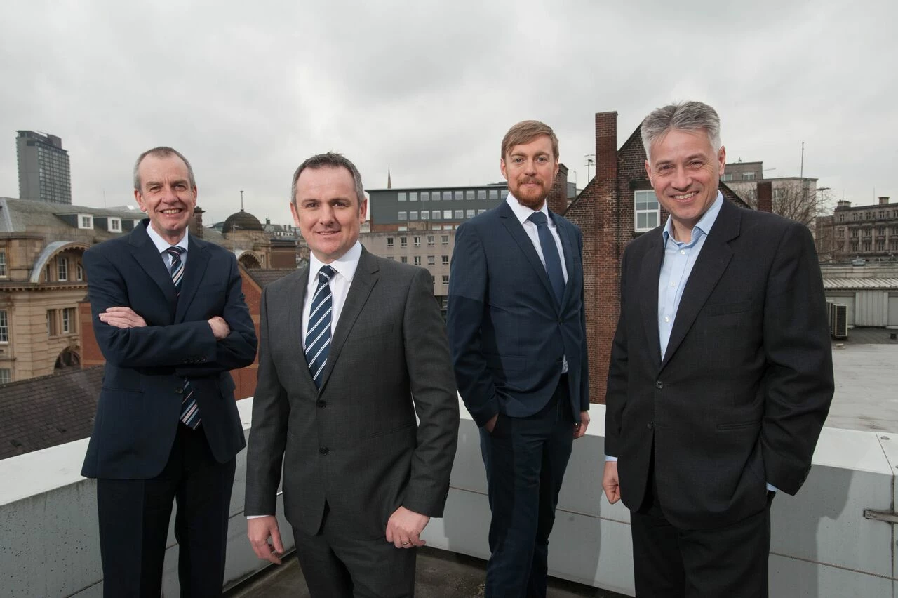 Award-winning dealmakers: l to r Roger Dyson, Matt Ainsworth, Michael Hall and Paul Trudgill