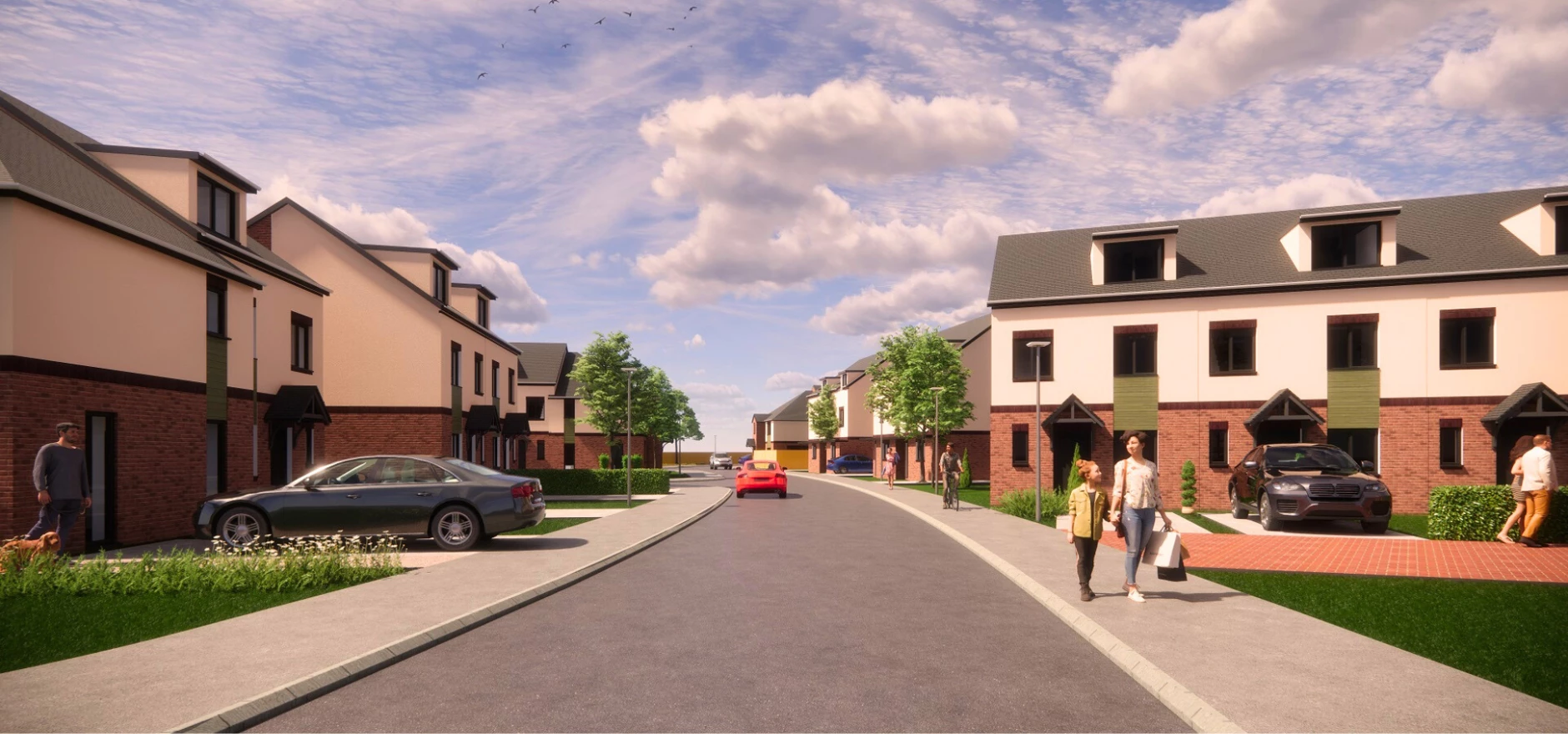 New homes in Pelton CGI