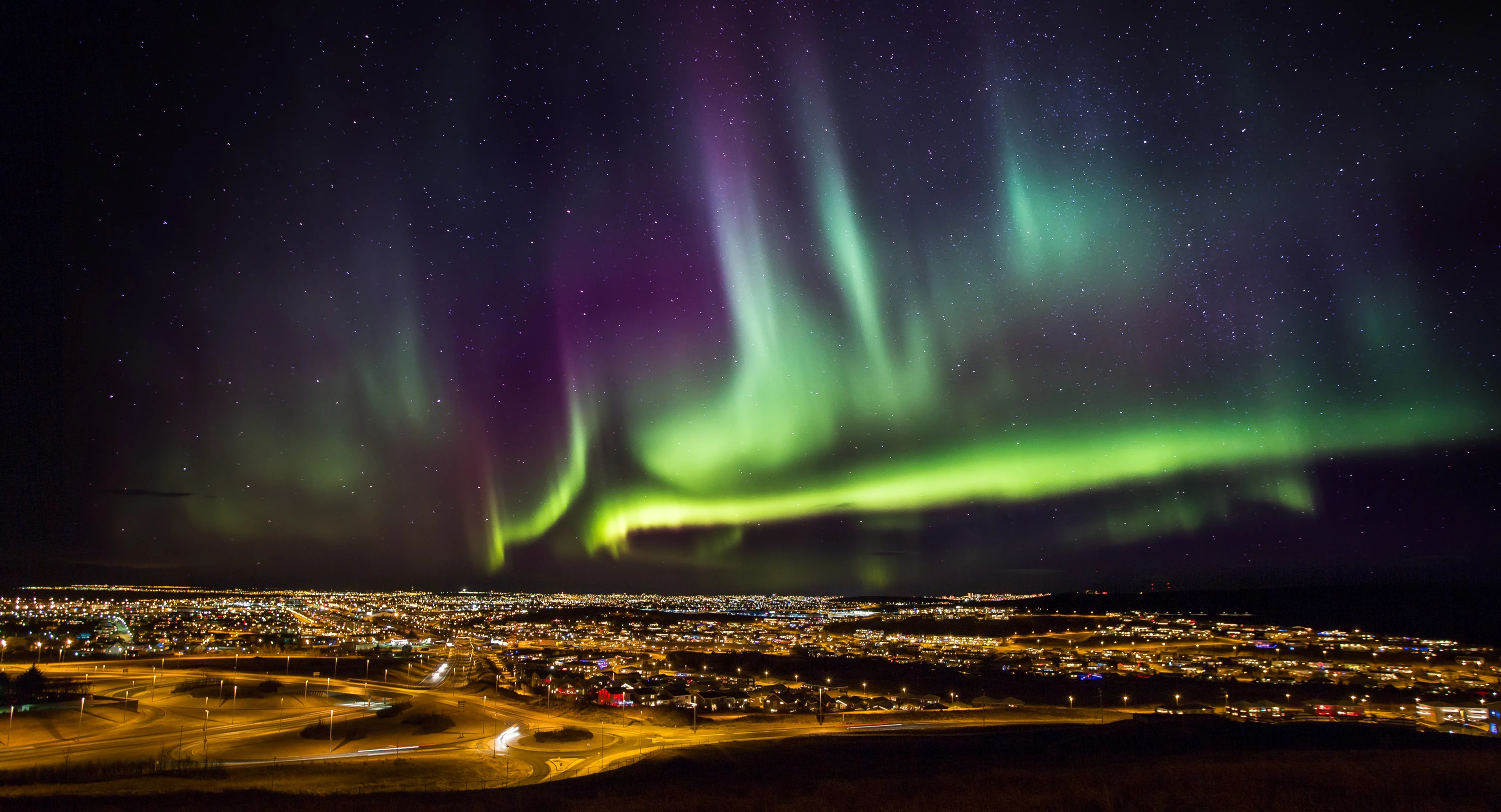 Visitors could see the Northern Lights