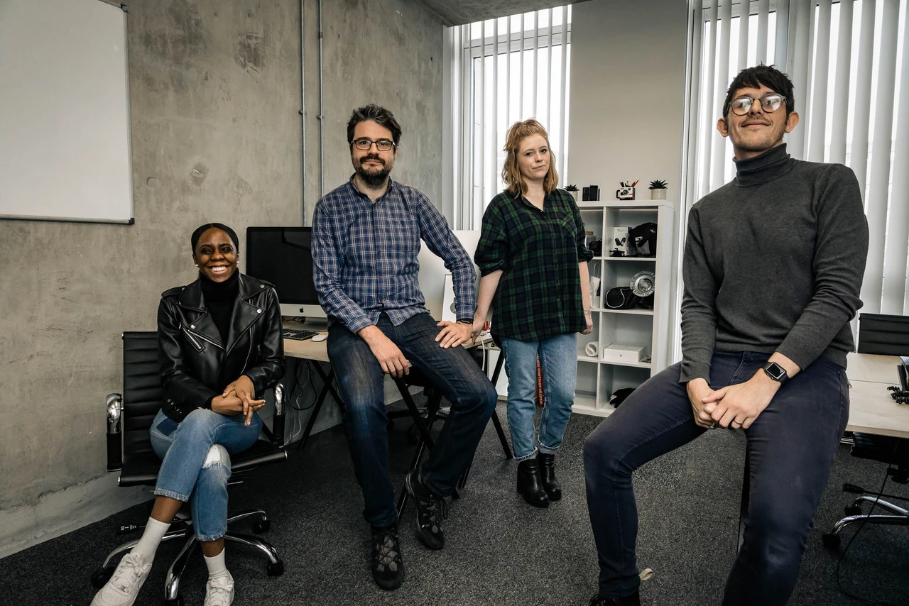 (L-R): Michelle Oduwole-Aigbogun, Chris Endcliffe, Jennifer Lee-O'Brien, freelance content editor, and Dan Rose