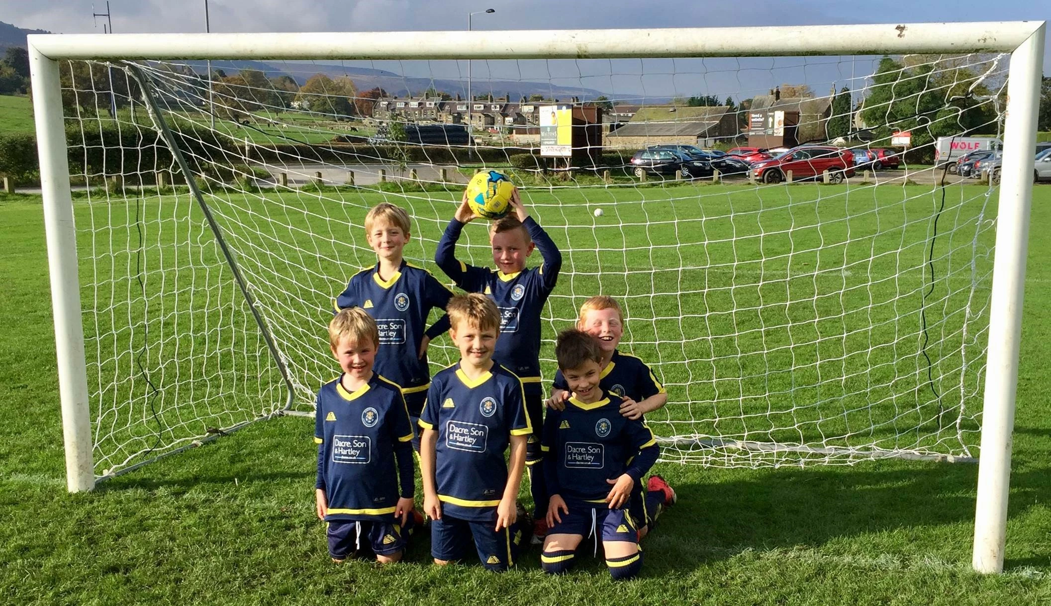 Ilkley Football Club's Under 8s team